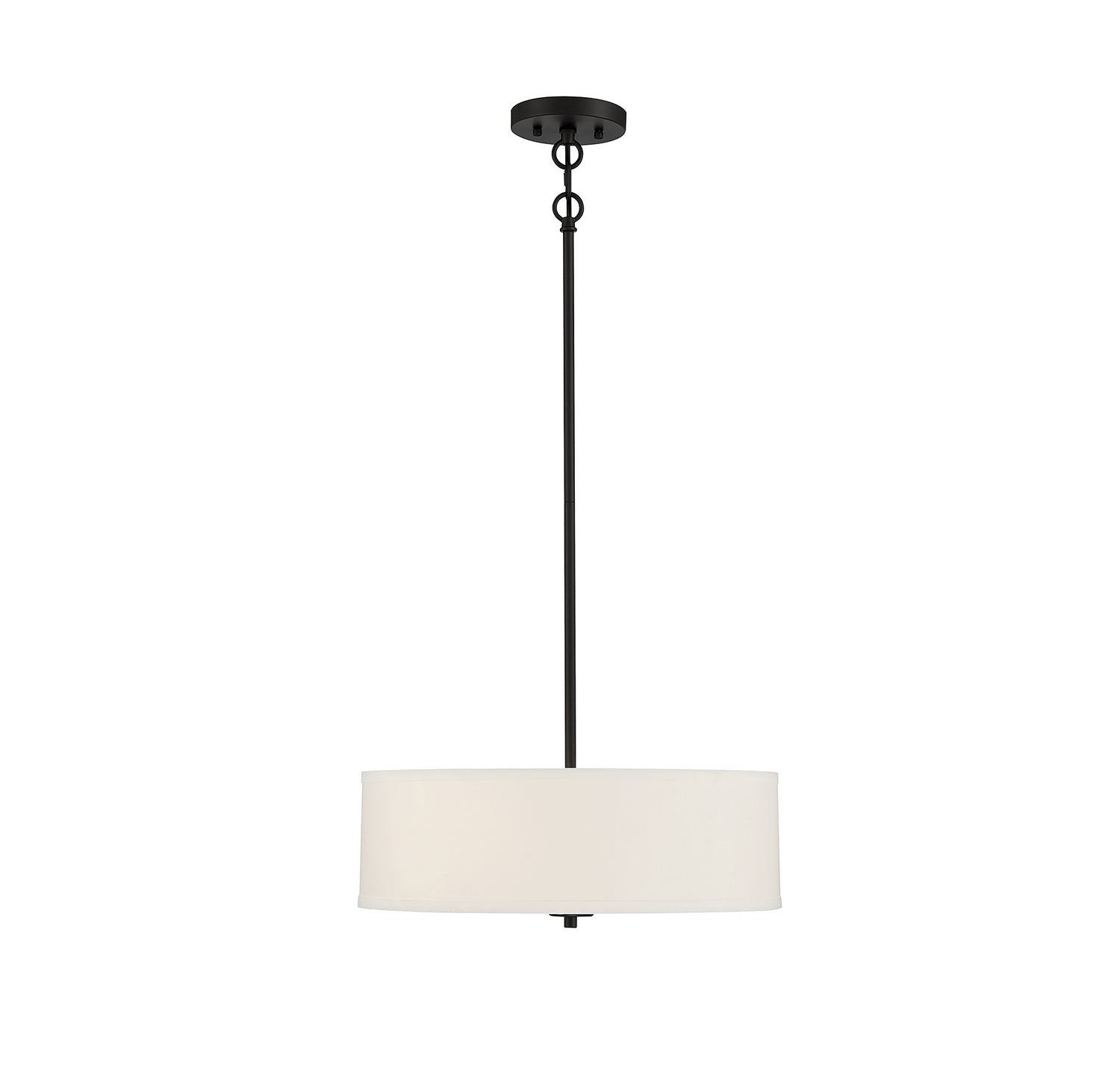 Meridian M70109MBK Three Light Pendant in Matte Black