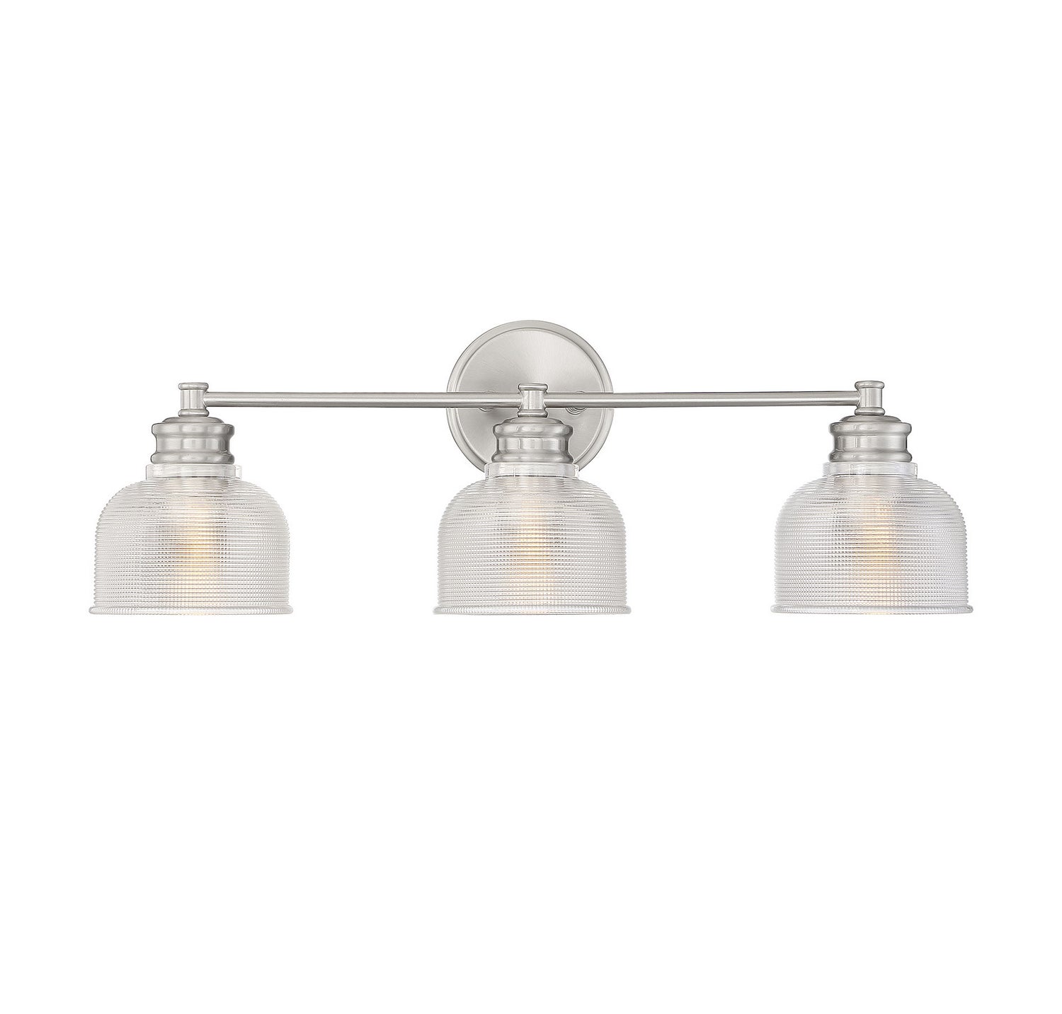 Meridian M80035BN Three Light Bathroom Vanity Light in Brushed Nickel