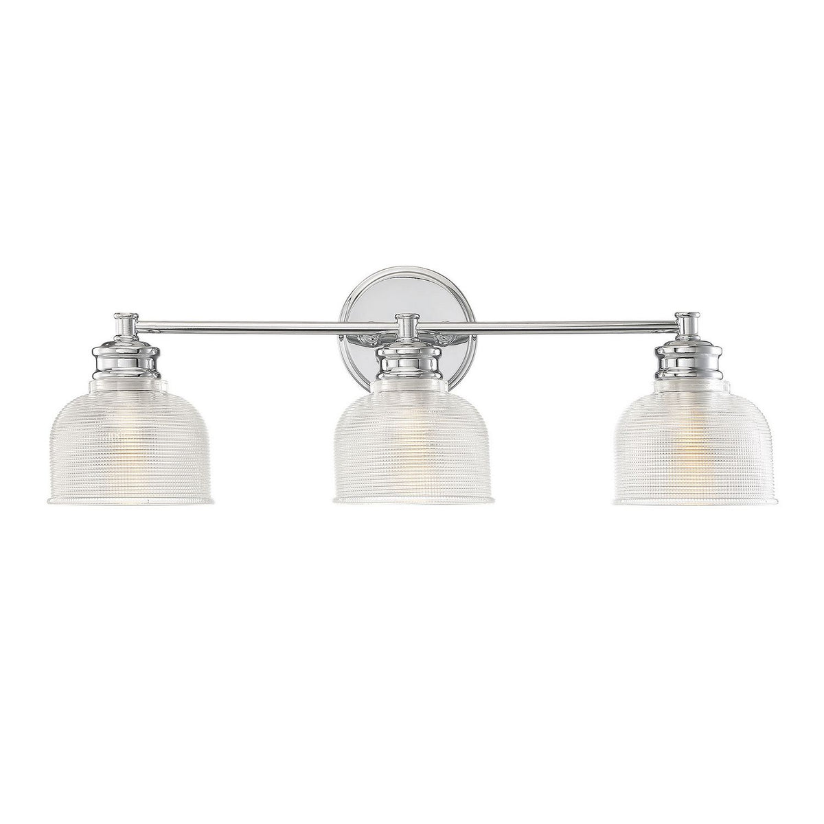 Meridian M80035CH Three Light Bathroom Vanity Light in Chrome