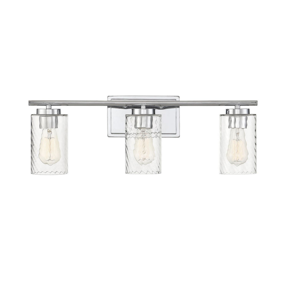 Meridian M80038CH Three Light Bathroom Vanity Light in Chrome