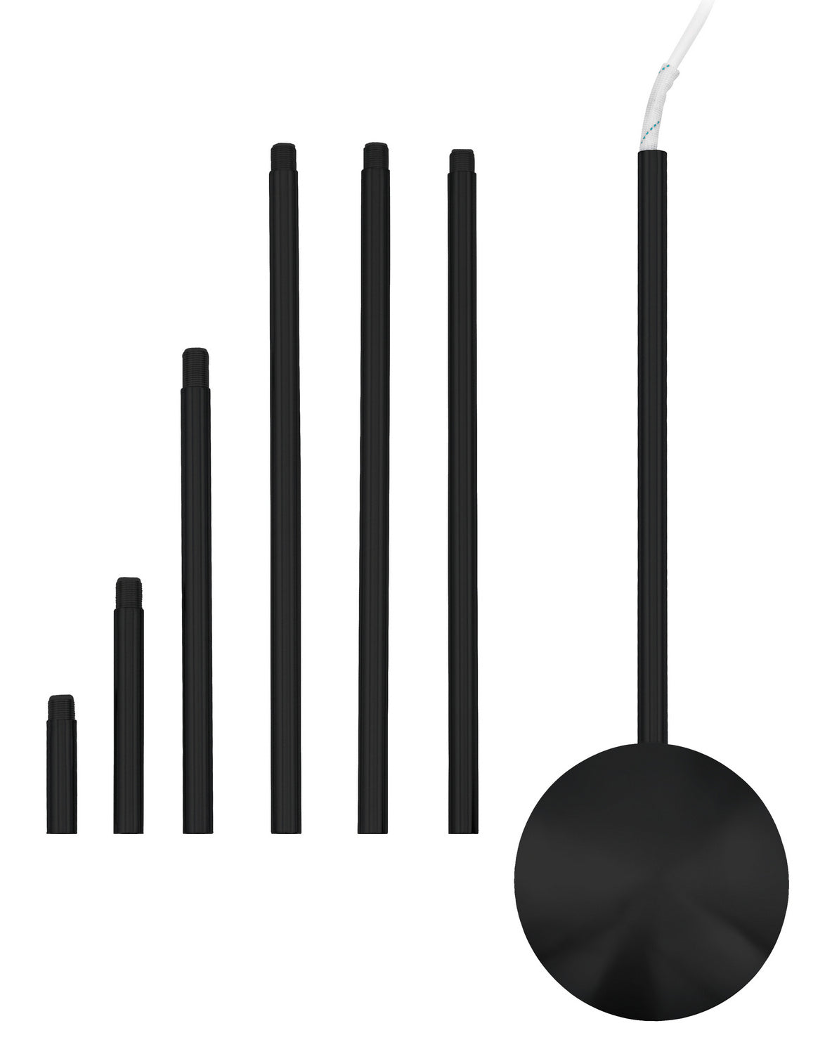 Eglo Canada - 204821A - Ceiling Extension - Extension - Black