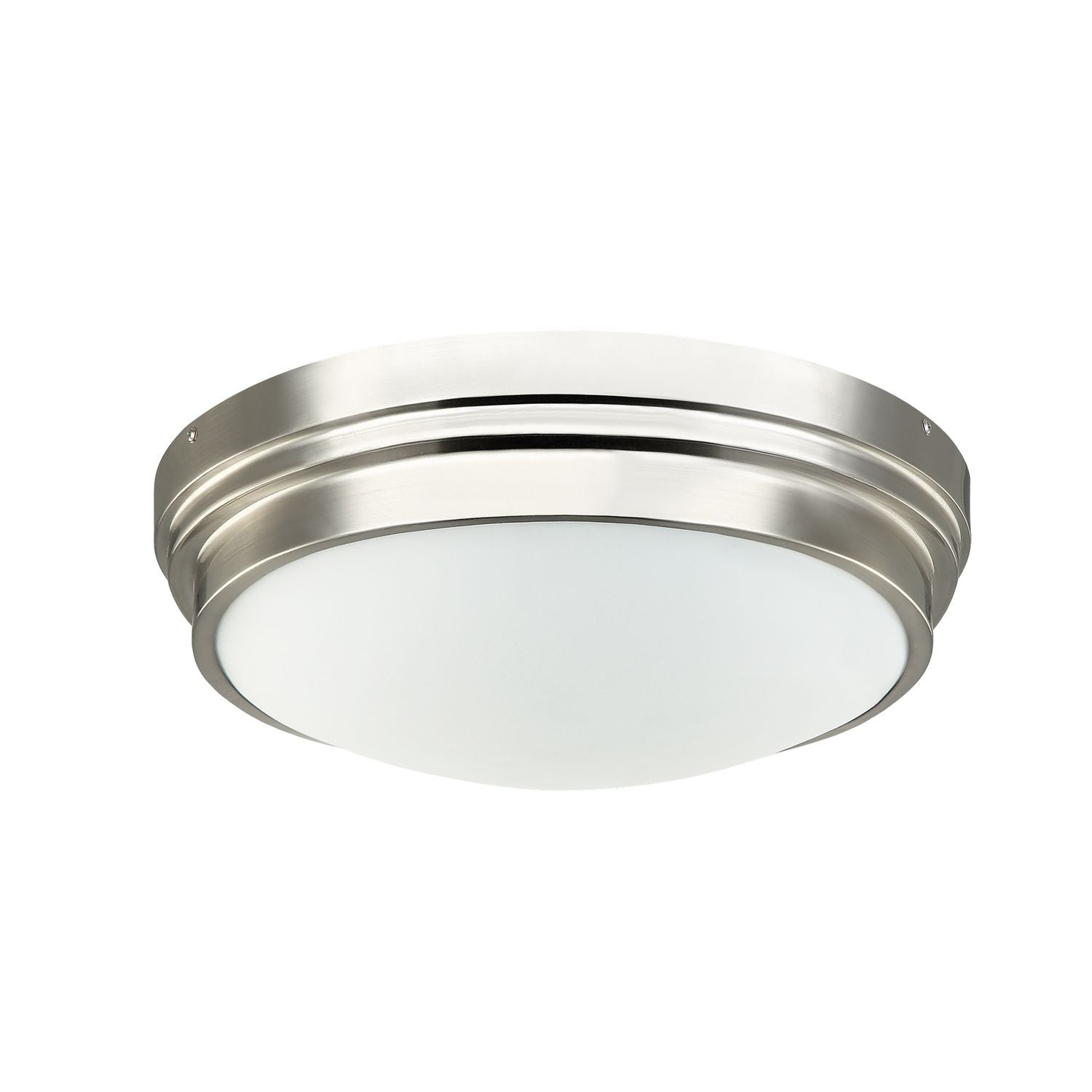 Matteo Canada - X46402BN - Two Light Flush Mount - Fresh Colonial - Brushed Nickel