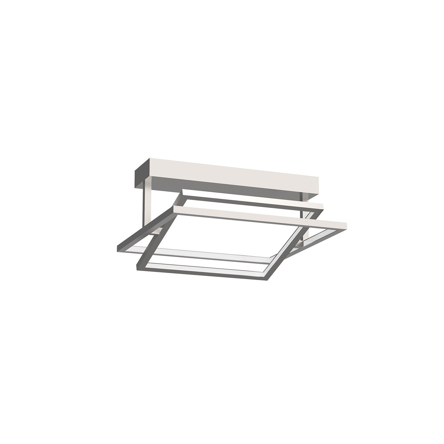 Kuzco Canada - SF16316-BN - LED Semi-Flush Mount - Mondrian - Brushed Nickel
