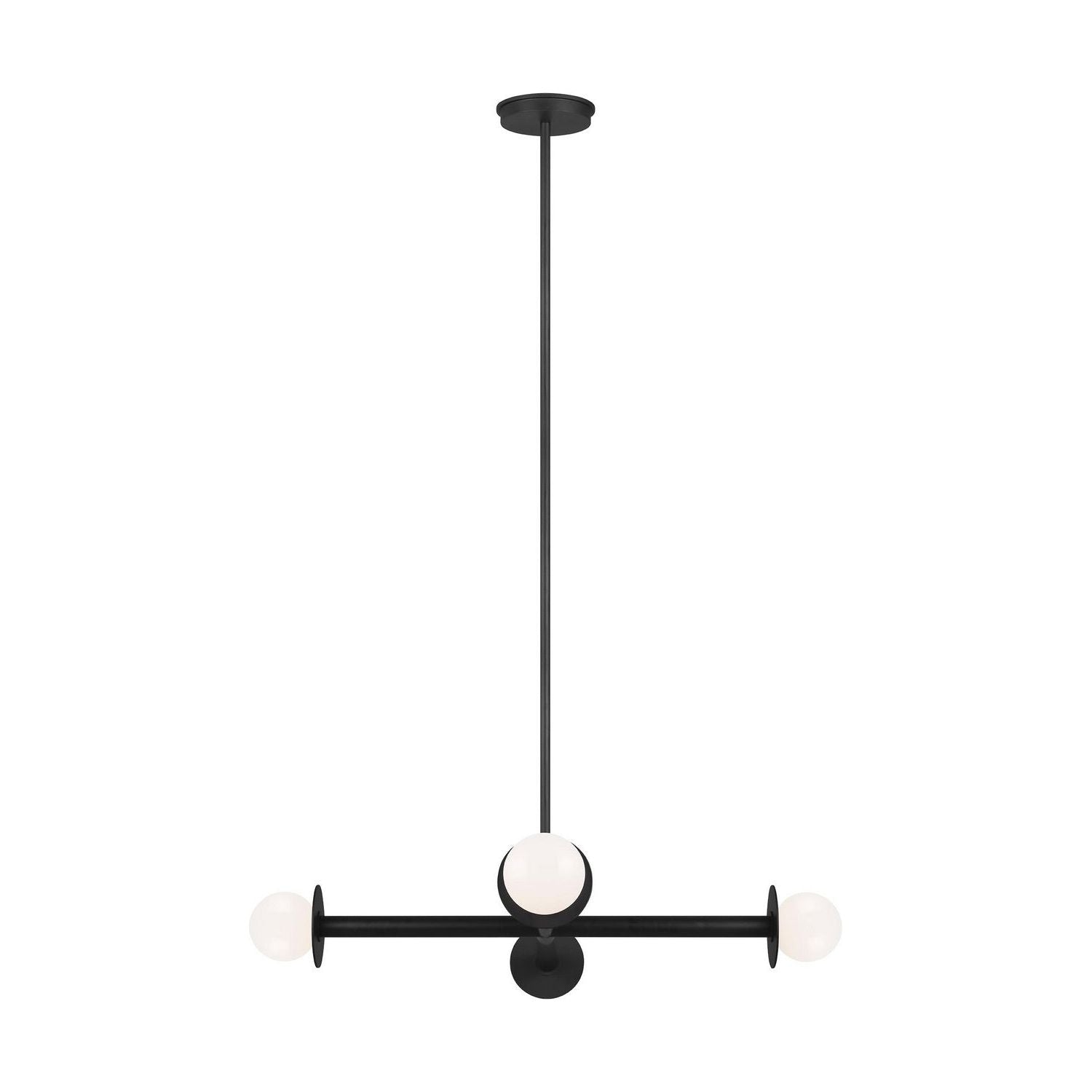 Visual Comfort Studio Canada - KC1064MBK - Four Light Chandelier - Nodes - Midnight Black