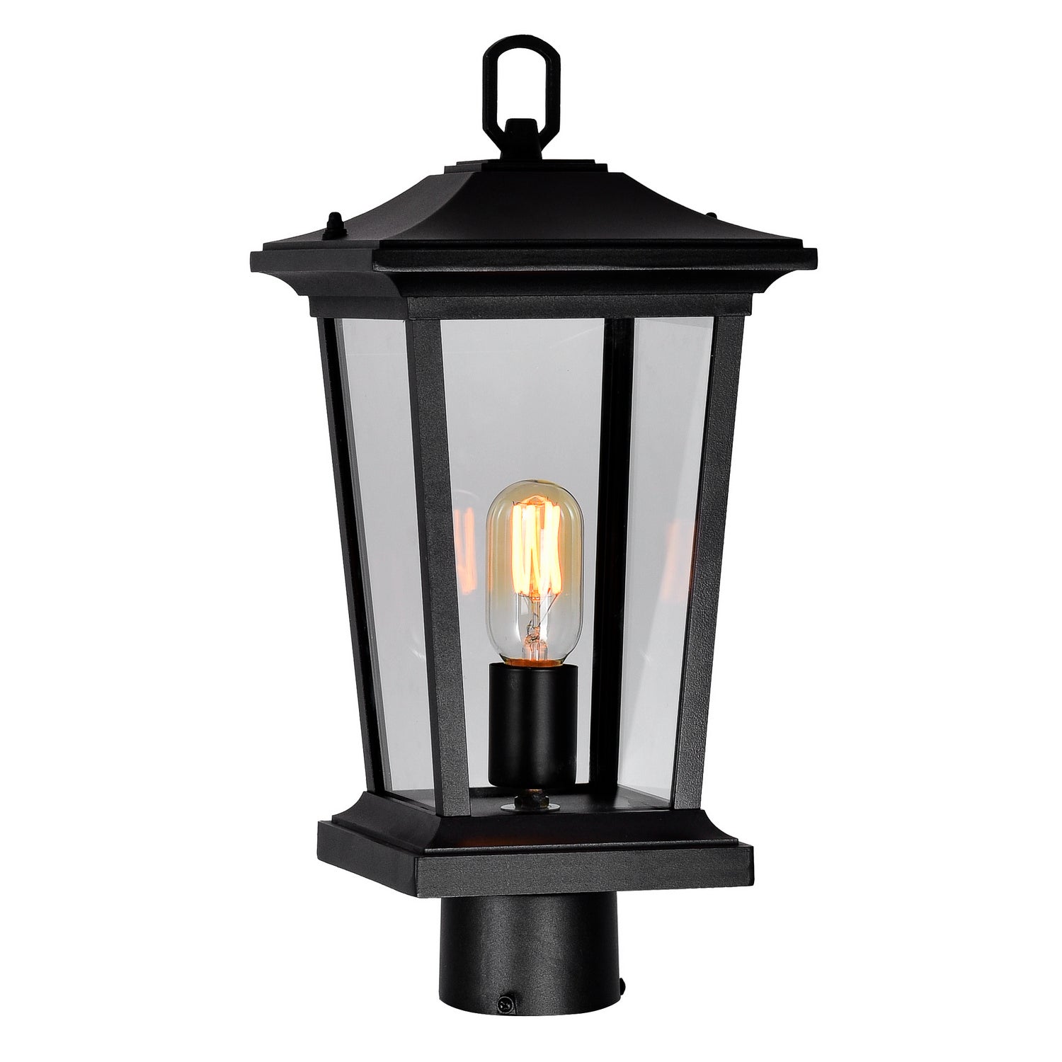 CWI Lighting Canada - 0413PT8-1-101 - Tête de lanterne extérieure à une lumière - Leawood - Noir