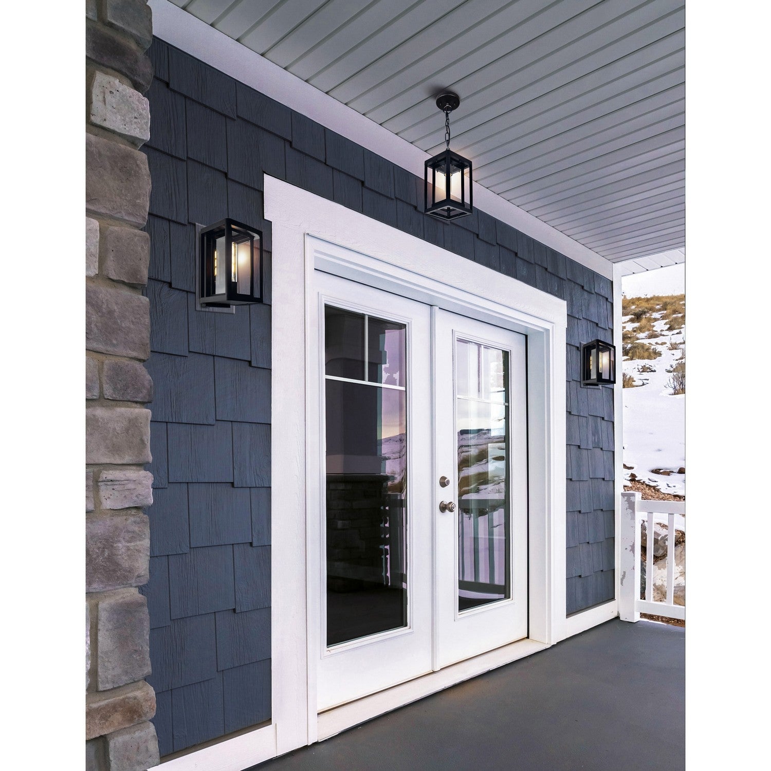 CWI Lighting Canada - 0415W7-1-101 - One Light Outdoor Wall Lantern - Mulvane - Black