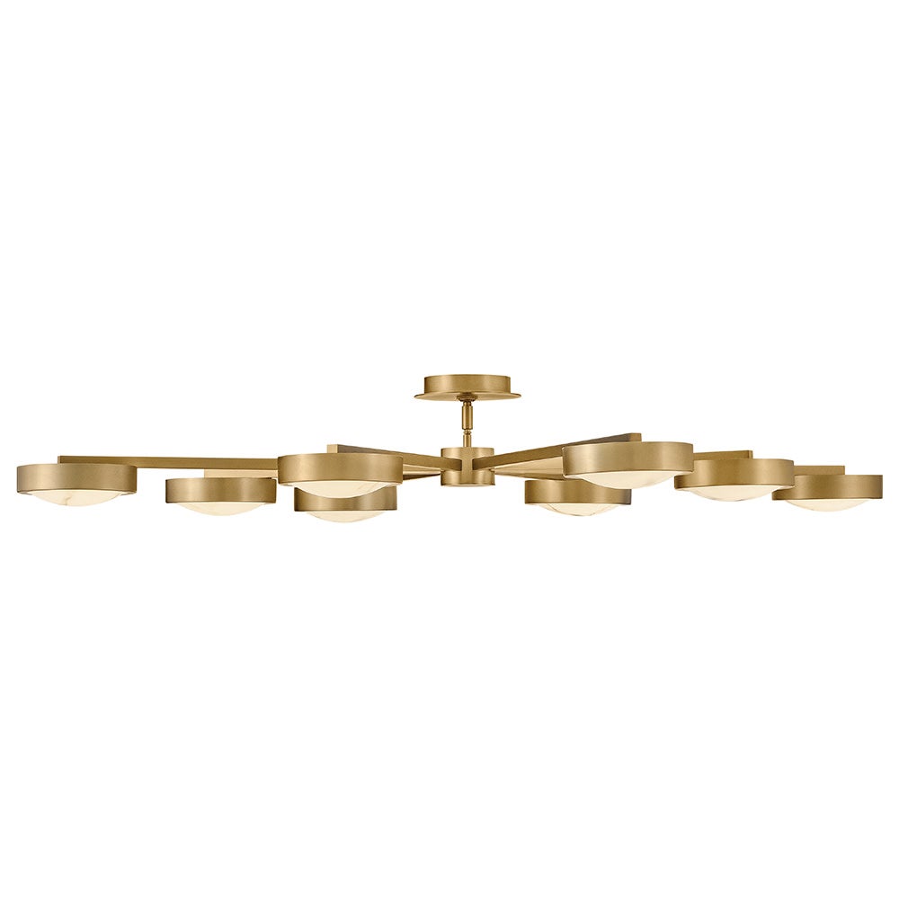 Fredrick Ramond FR31014LCB Cava LED Profil bas Suspendu/Semi-affleurant en laiton laqué