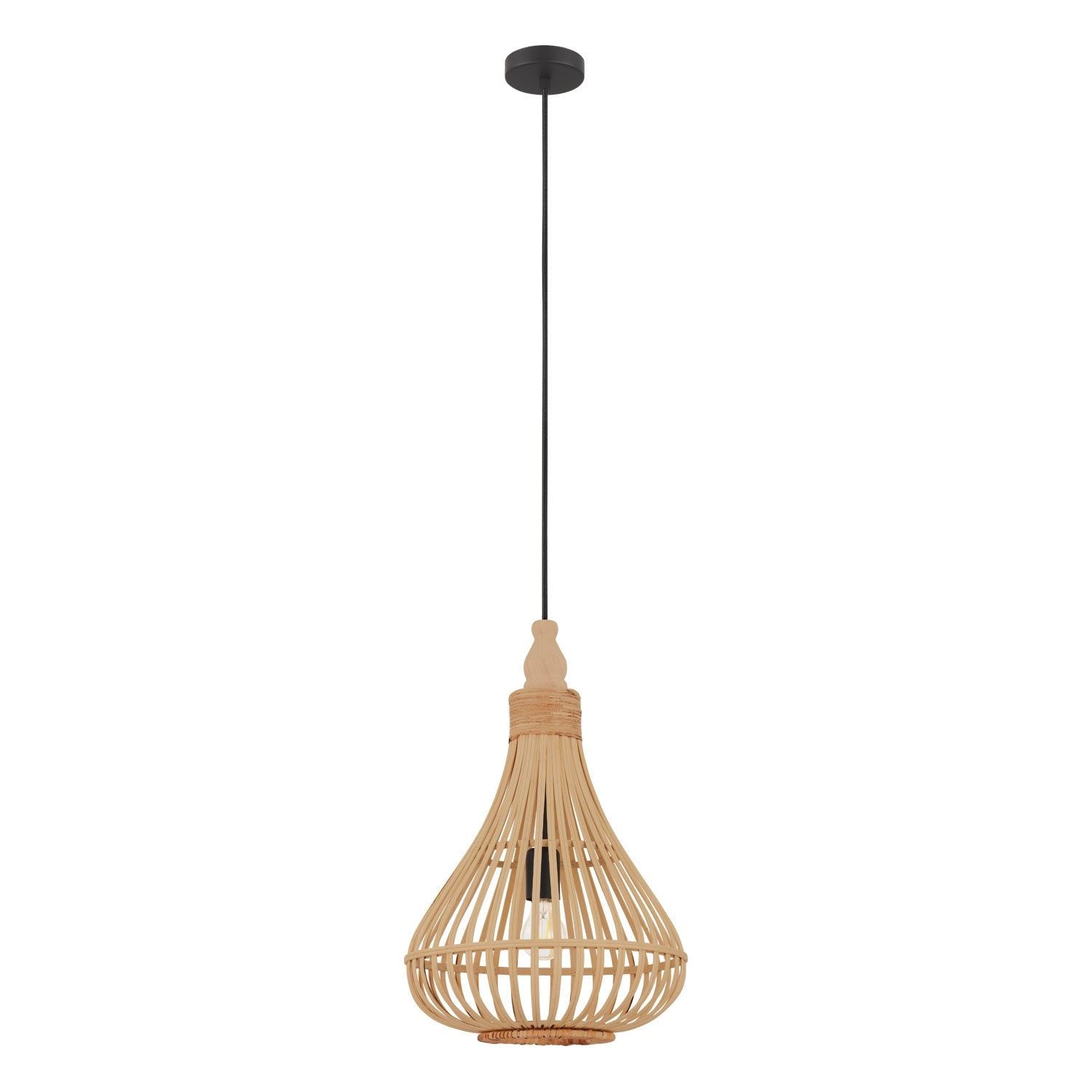 Eglo Canada - 49772A - One Light Suspension - Amsfield - Black