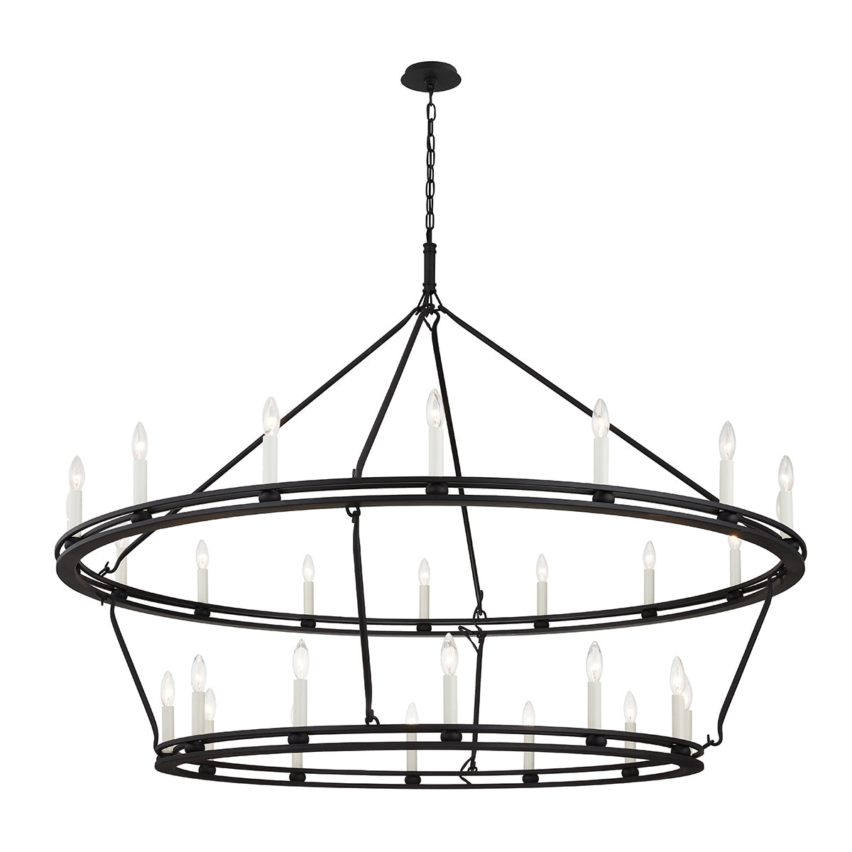 Troy Lighting Canada - F6235-TBK - 28 lampes Suspendu - Sutton - Noir texturé