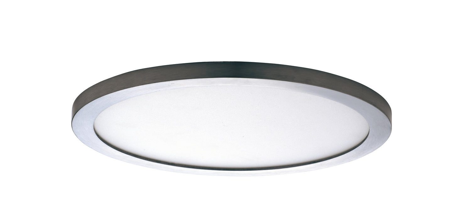 Maxim Lighting 58714WTSN Wafer Round LED Flush Mount in Satin Nickel