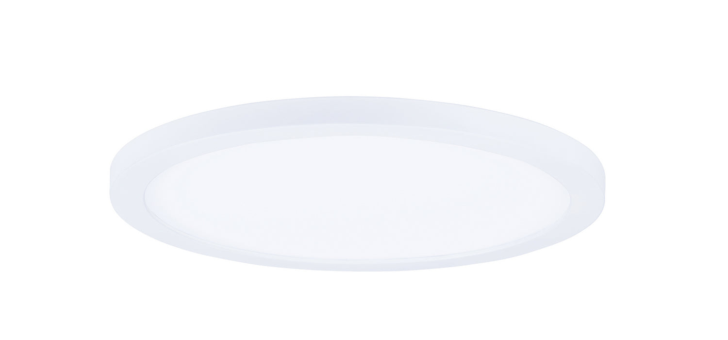 Maxim Lighting 58715WTWT Wafer 0-10V Round LED Flush Mount in White