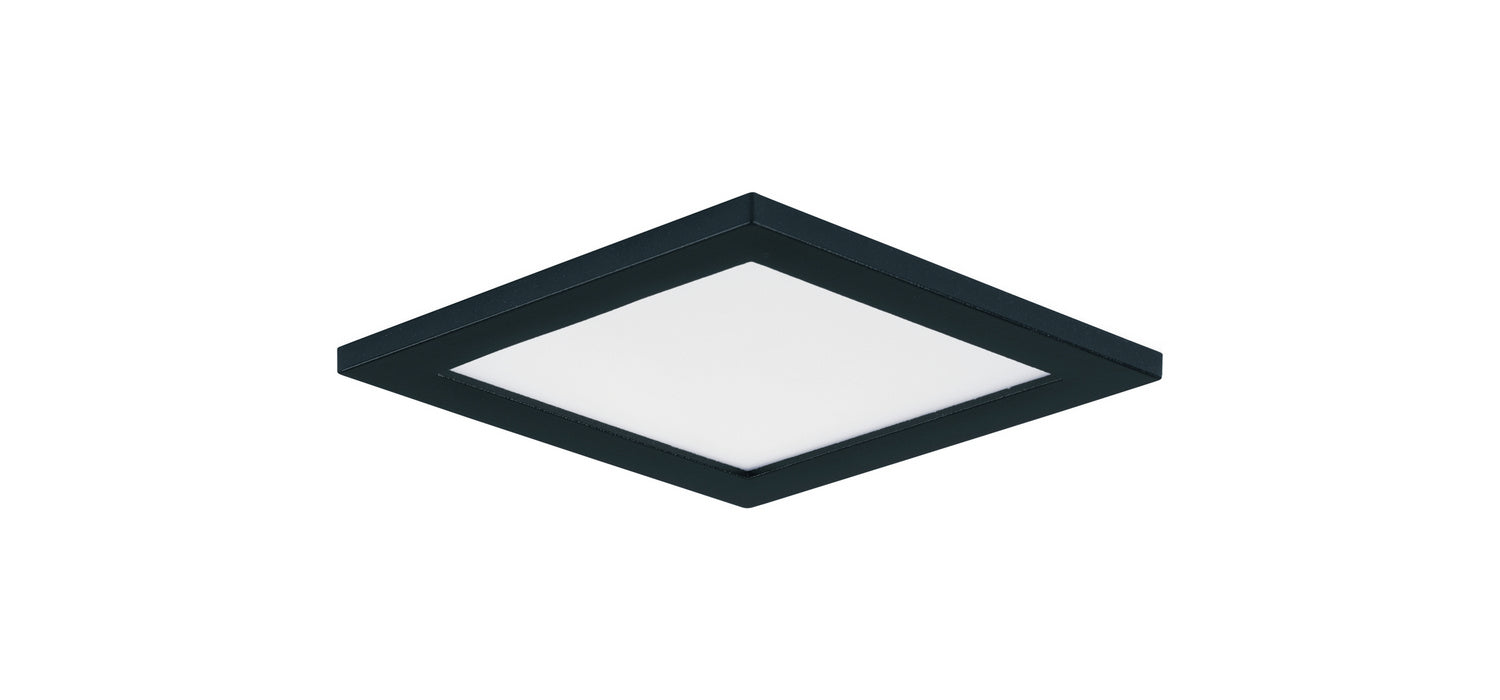Maxim Lighting 58720WTBK Wafer Square LED Flush Mount in Black