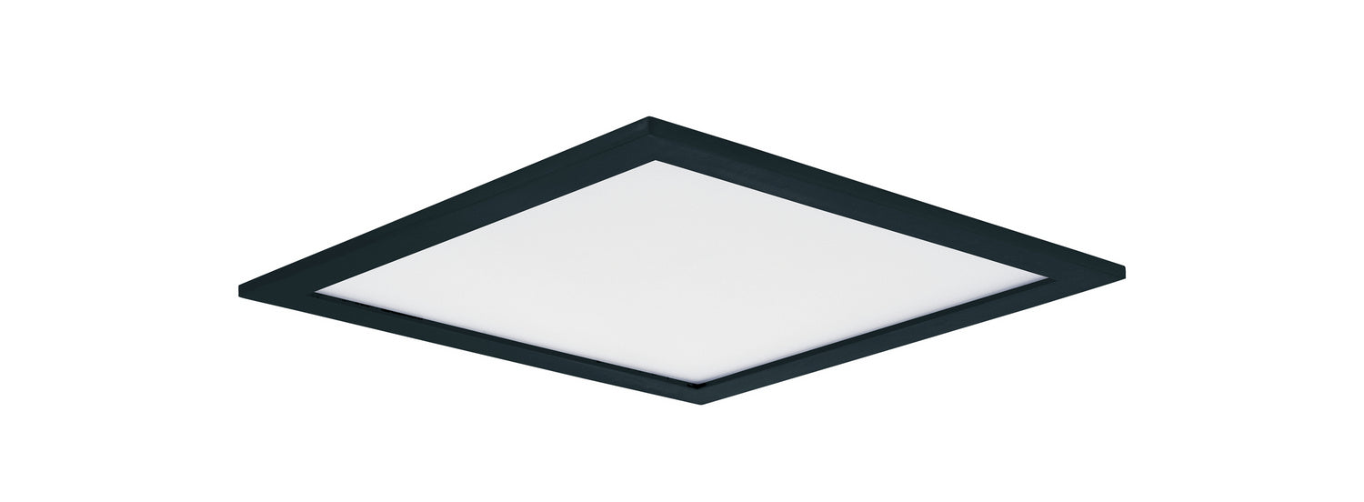 Maxim Lighting 58724WTBK Wafer Square LED Flush Mount in Black