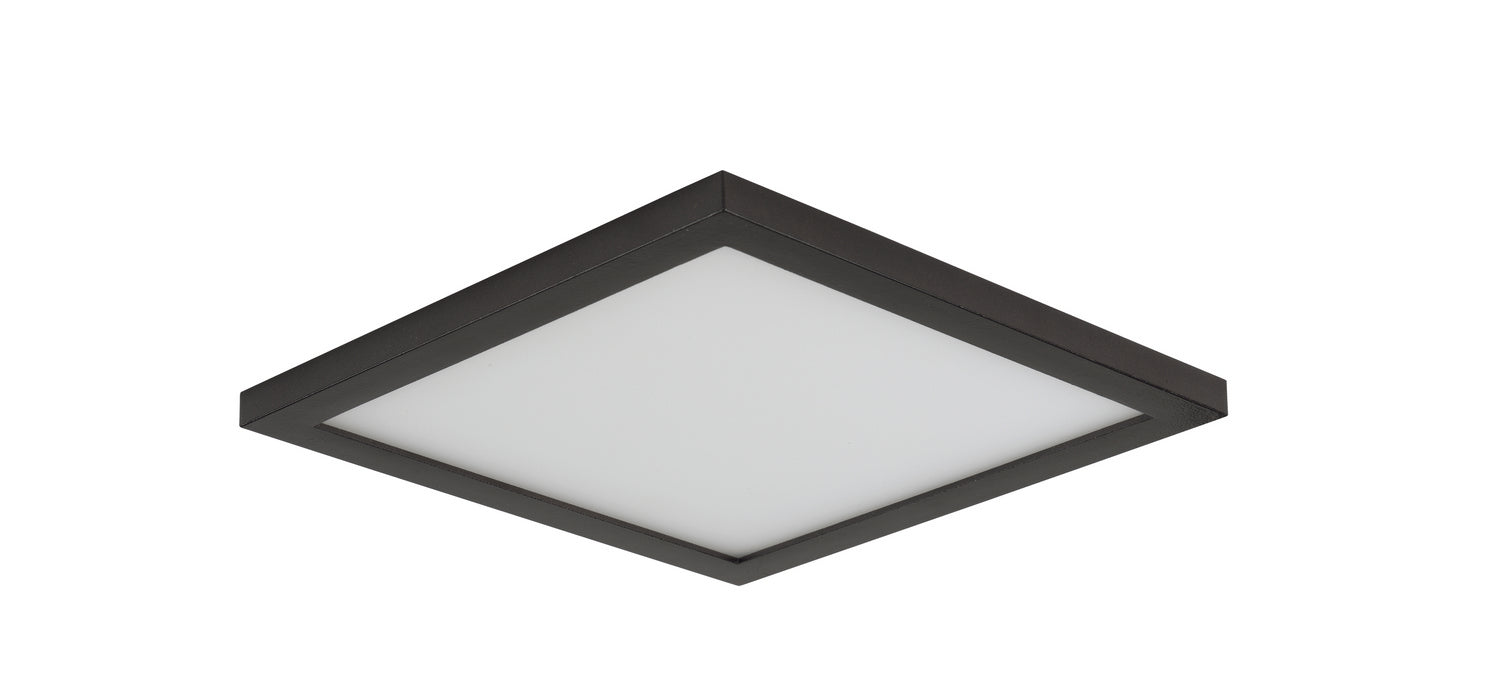 Maxim Lighting 58724WTBZ Wafer Square LED Flush Mount in Bronze