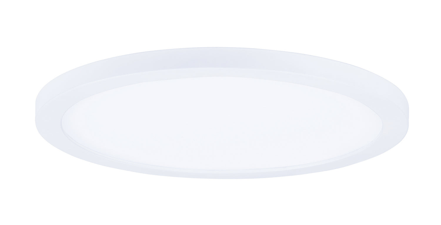 Maxim Lighting 58737WTWT Wafer Round LED Flush Mount in White