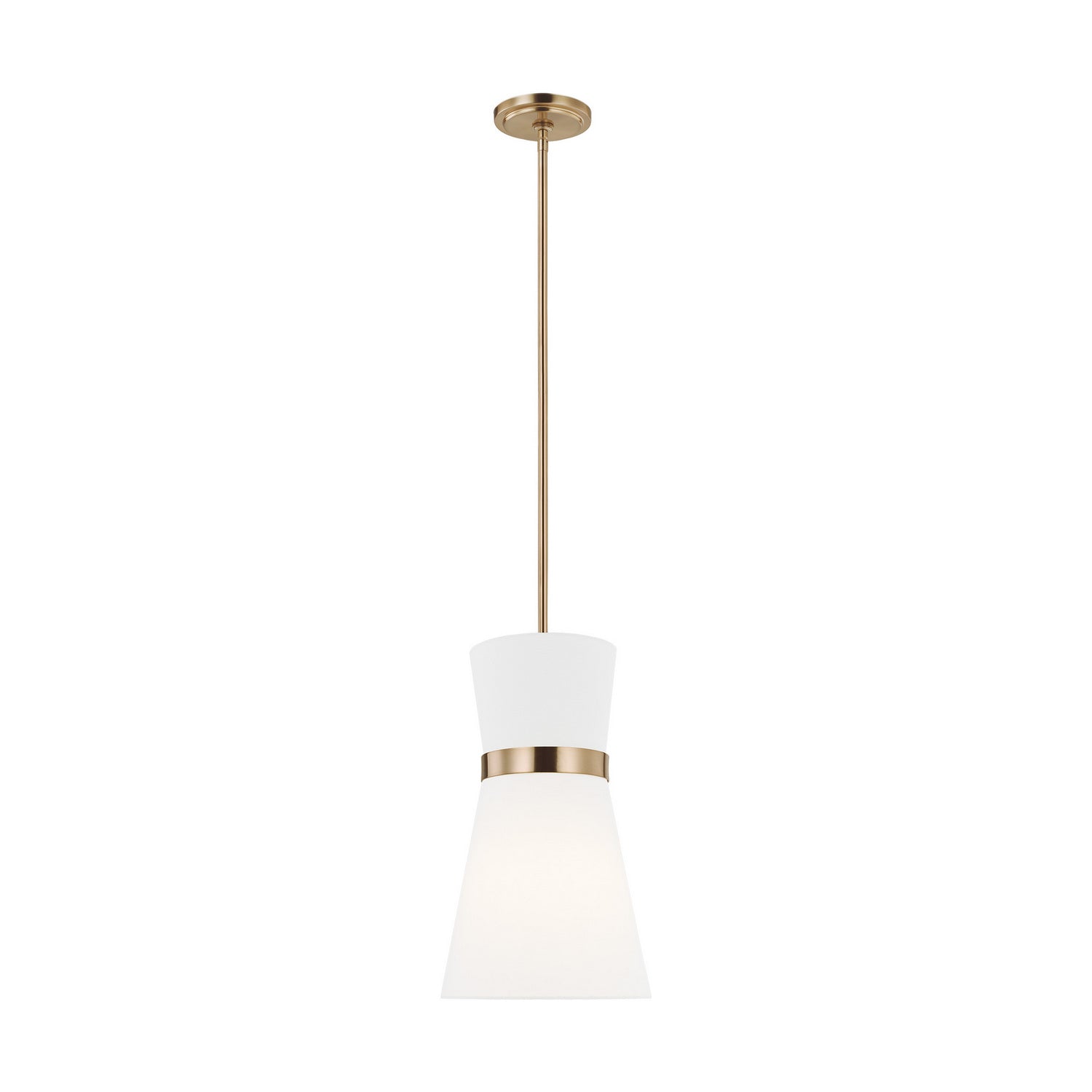 Visual Comfort Studio Canada - 6590501EN3-848 - One Light Pendant - Clark - Satin Brass