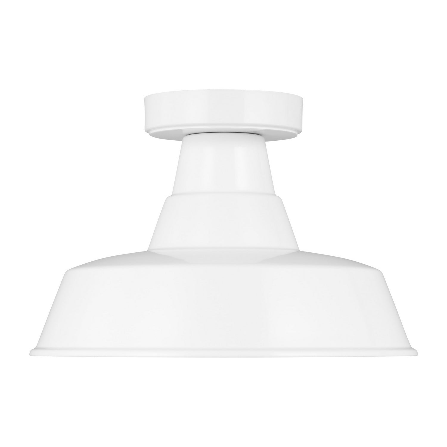 Visual Comfort Studio Canada - 7837401-15 - One Light Outdoor Flush Mount - Barn Light - White