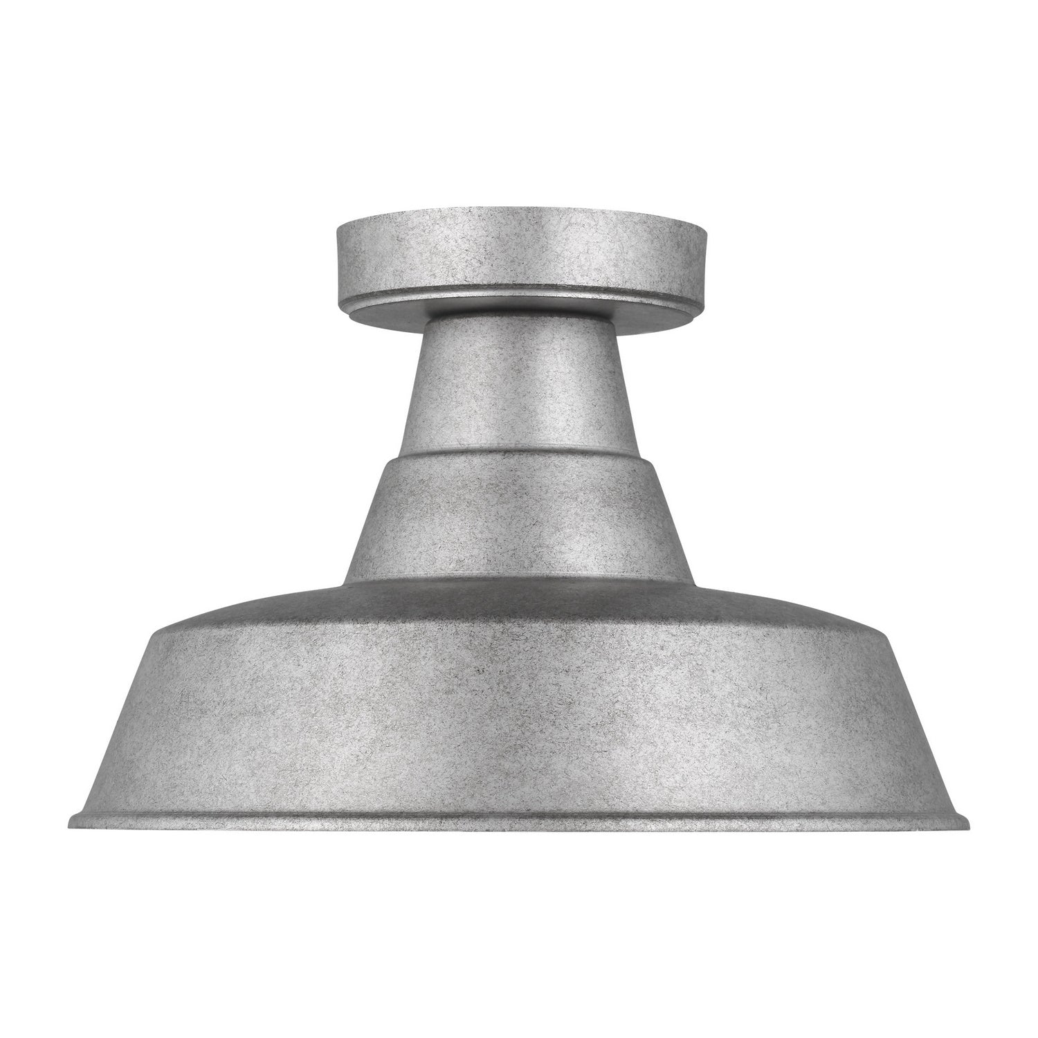 Visual Comfort Studio Canada - 7837401-57 - One Light Outdoor Flush Mount - Barn Light - Weathered Pewter