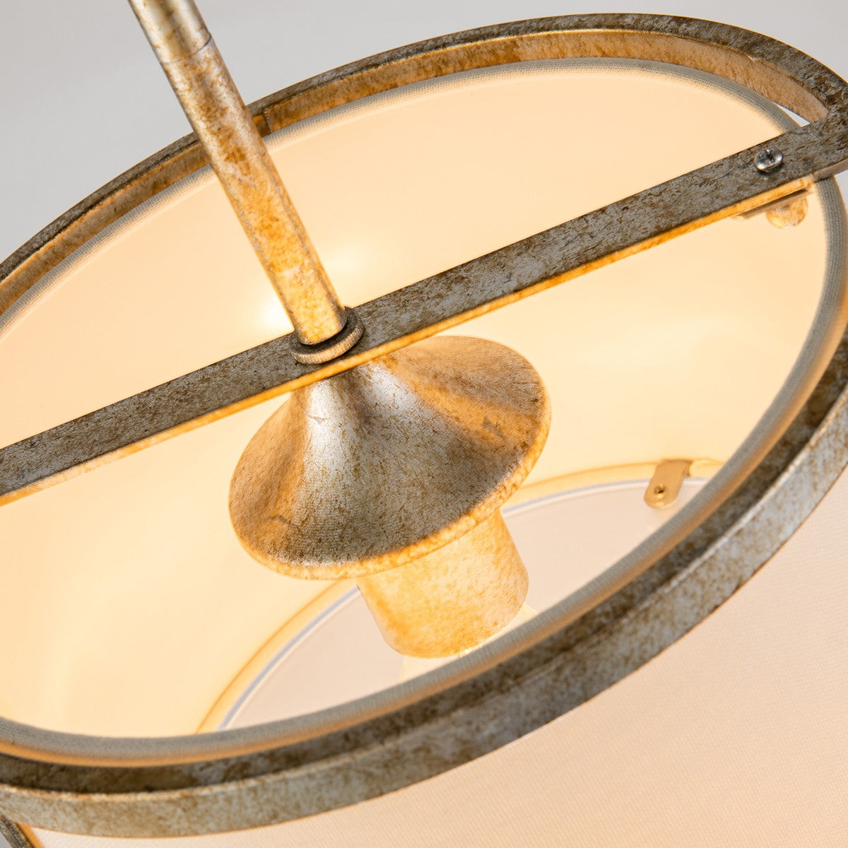 Lucas + McKearn - GN/Lemuria/MP-S - One Light Mini Suspension - Lémurie - Argent antique