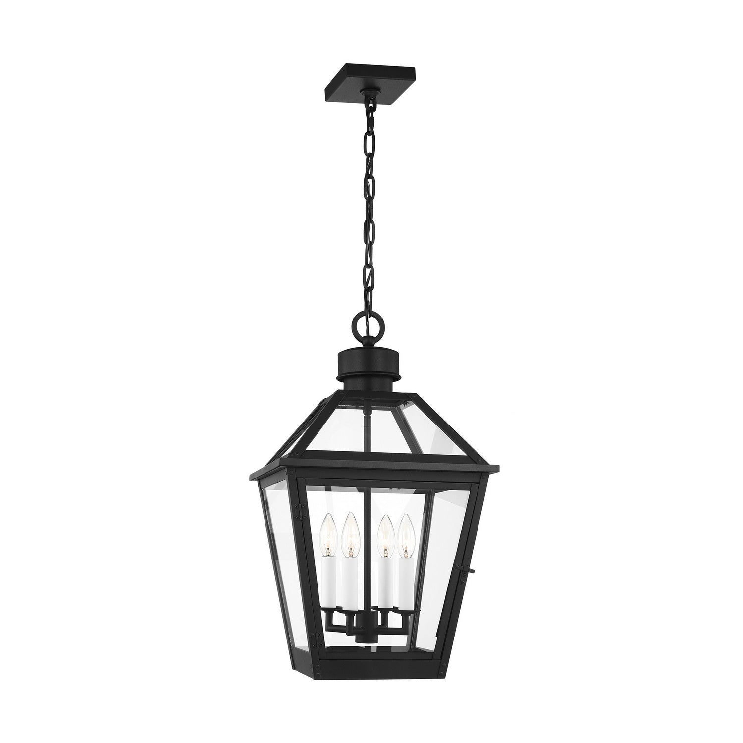 Visual Comfort Studio Canada - CO1424TXB - Four Light Pendant - Hyannis - Textured Black