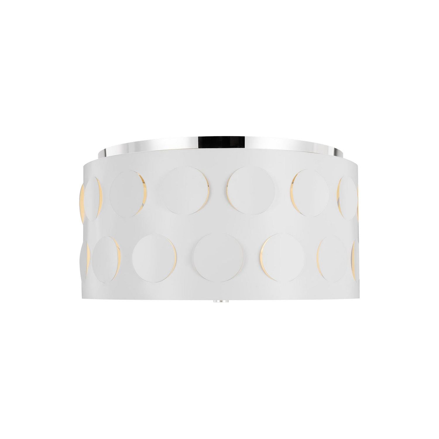 Visual Comfort Studio Canada - KSF1013PN - Three Light Flush Mount - Dottie - Polished Nickel