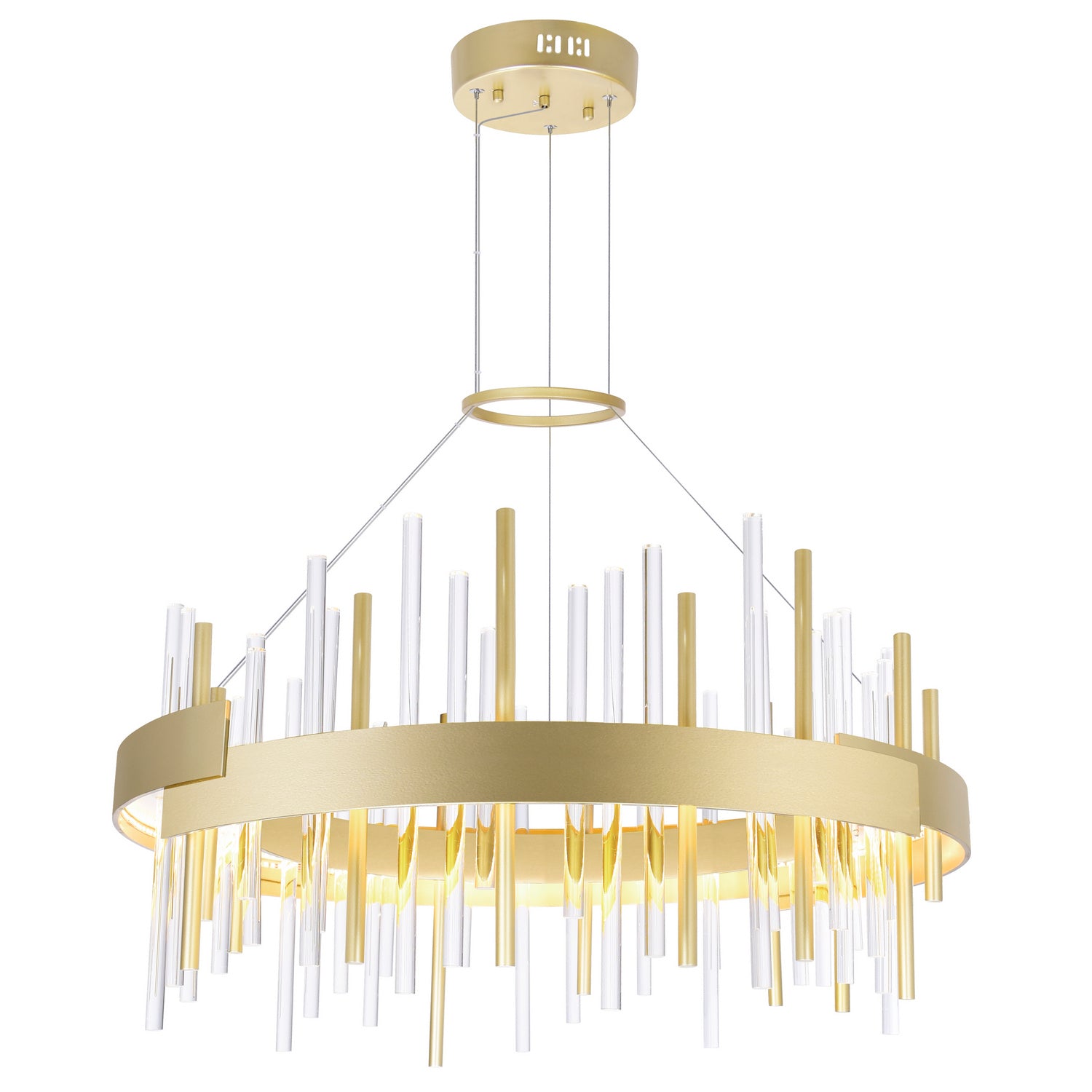 CWI Lighting Canada - 1245P26-602 - LED Chandelier - Millipede - Satin Gold