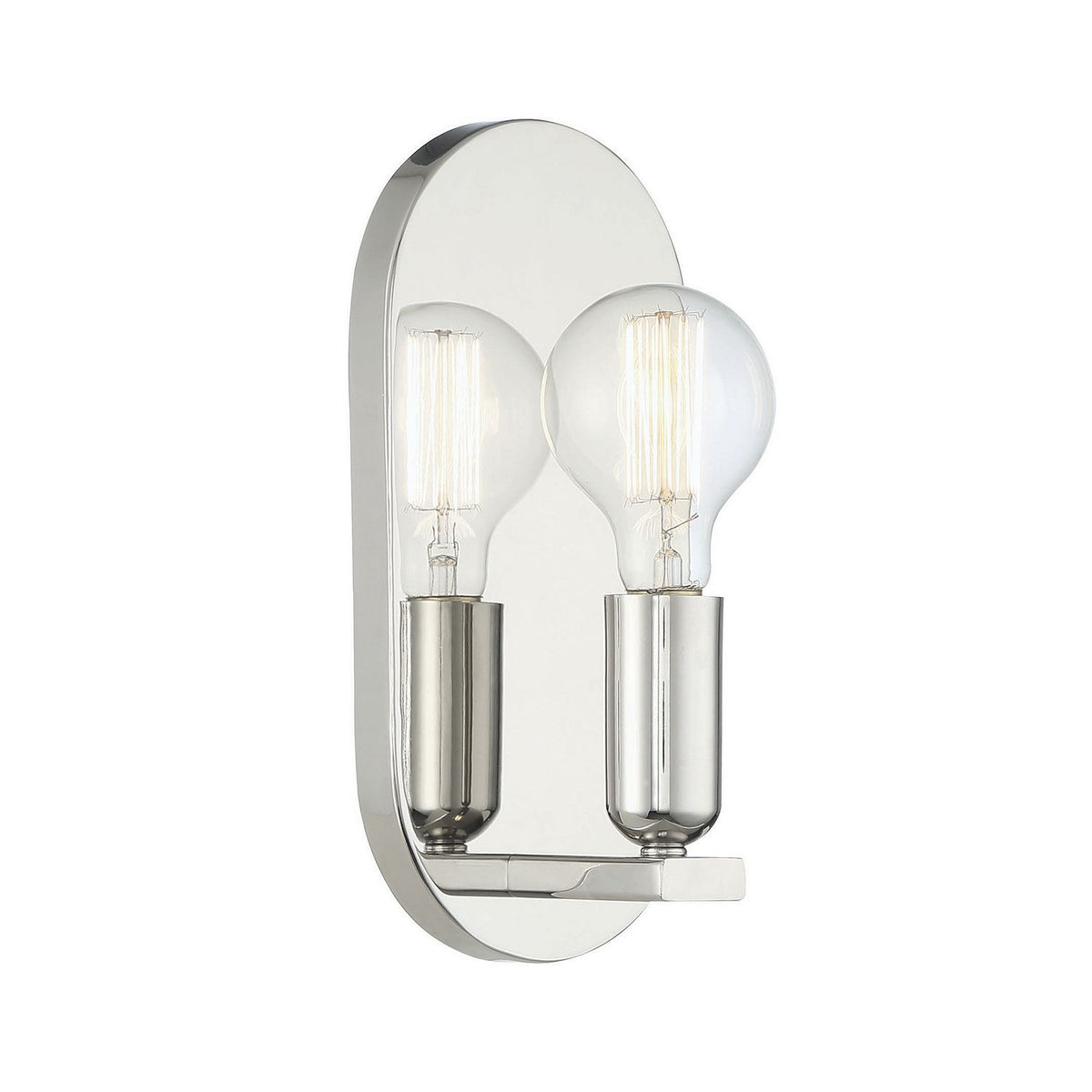Meridian M90059PN One Light Wall Sconce in Polished Nickel