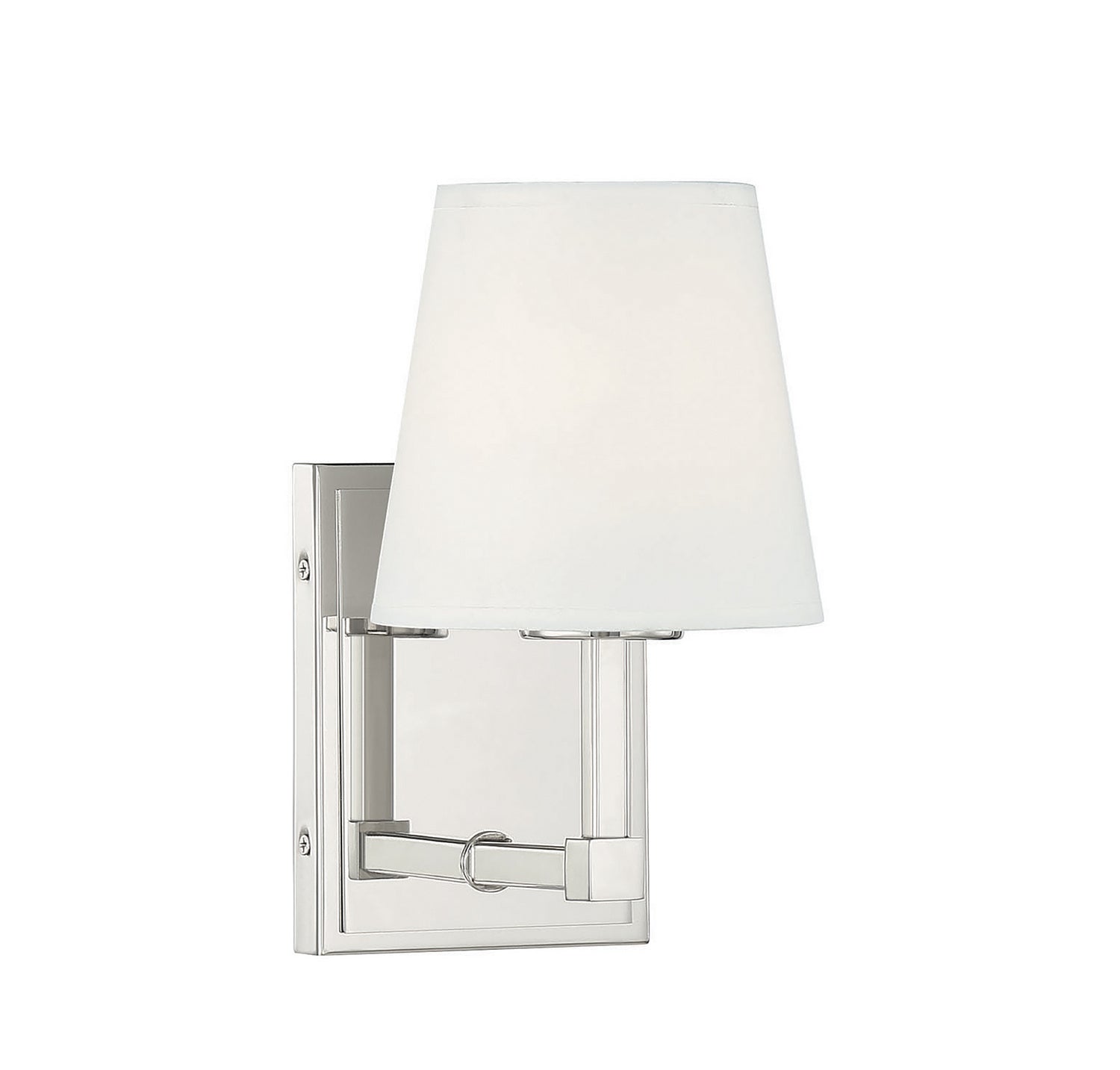 Meridian M90071PN One Light Wall Sconce in Polished Nickel