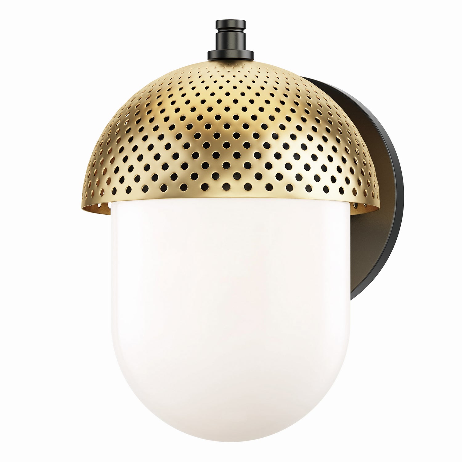 Maxim Lighting 30182WTBKGLD Perf Outdoor Outdoor Wall Sconce in Black / Gold