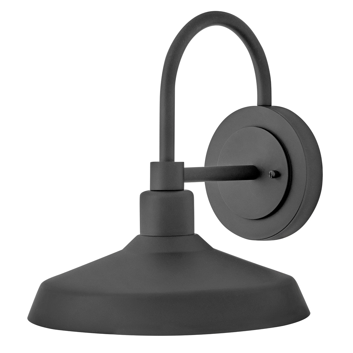 Applique murale Hinkley Lighting 12075BK Forge, coloris noir.