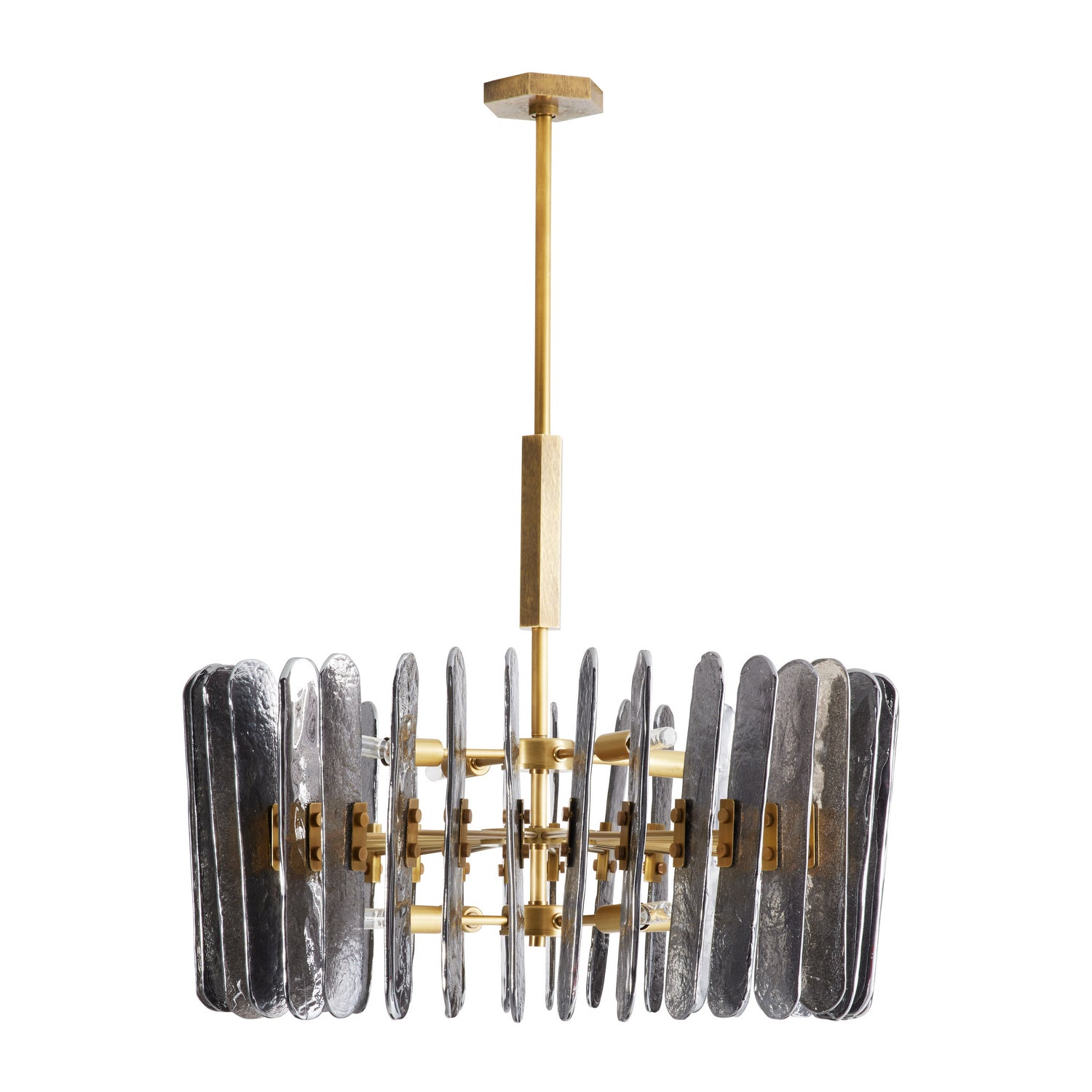 Arteriors - 89066 - Huit Lumières Suspendu - Klaus - Fumée