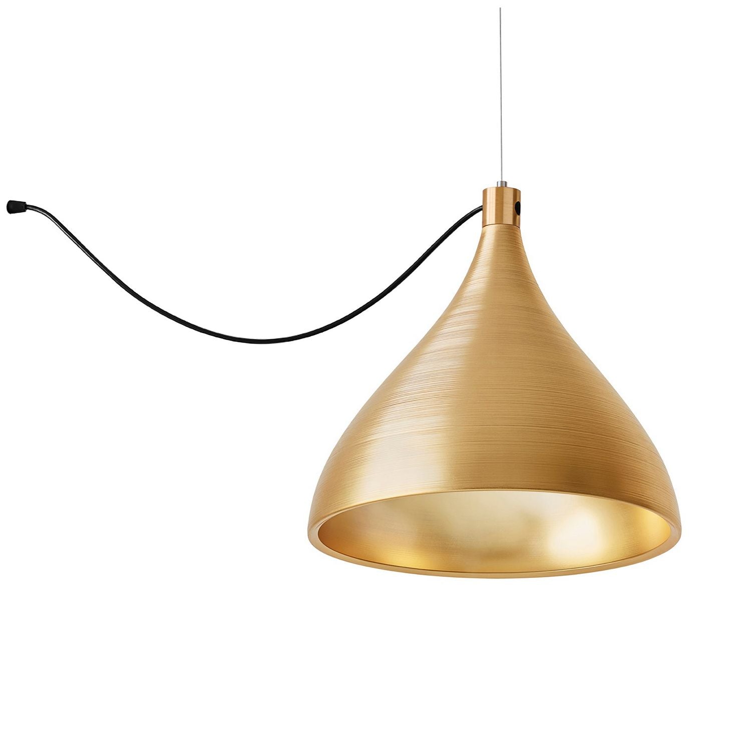 Pablo Designs - SWEL STR XL SNG MED BRA/BRA - LED Chandelier - Swell - Brass/ Brass