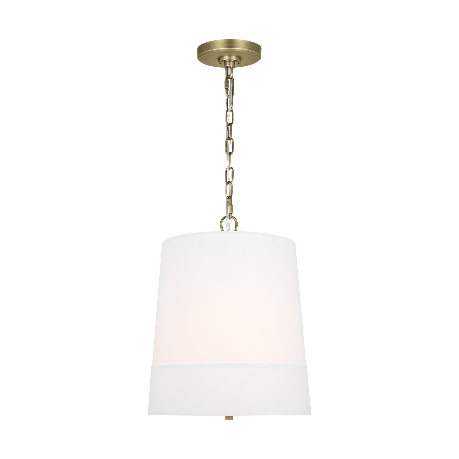 Visual Comfort Studio Canada - LP1081TWBWLW - One Light Pendant - Ivie - Time Worn Brass
