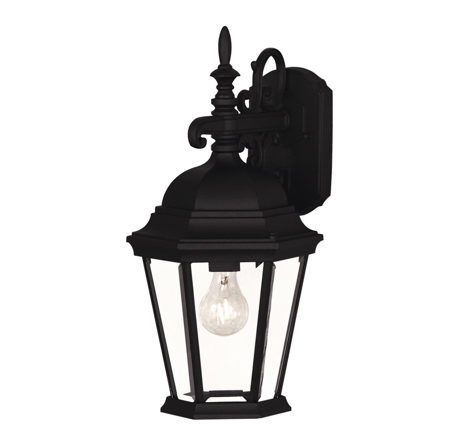 Meridian M50055BK Une lumière extérieure Murale en noir
