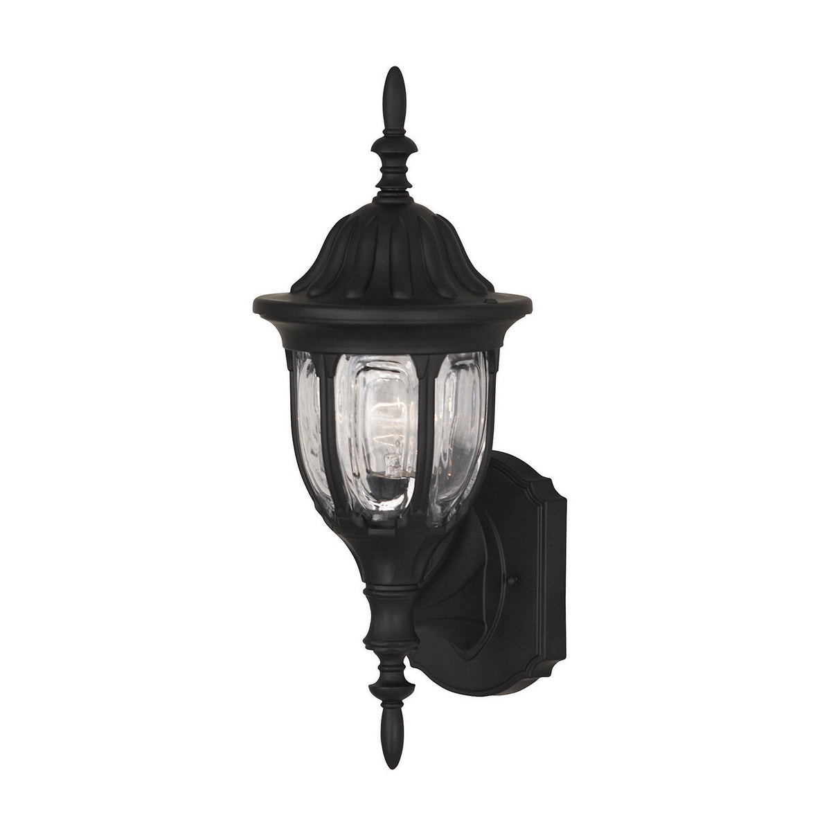 Meridian M50057BK Une lumière extérieure Murale en noir