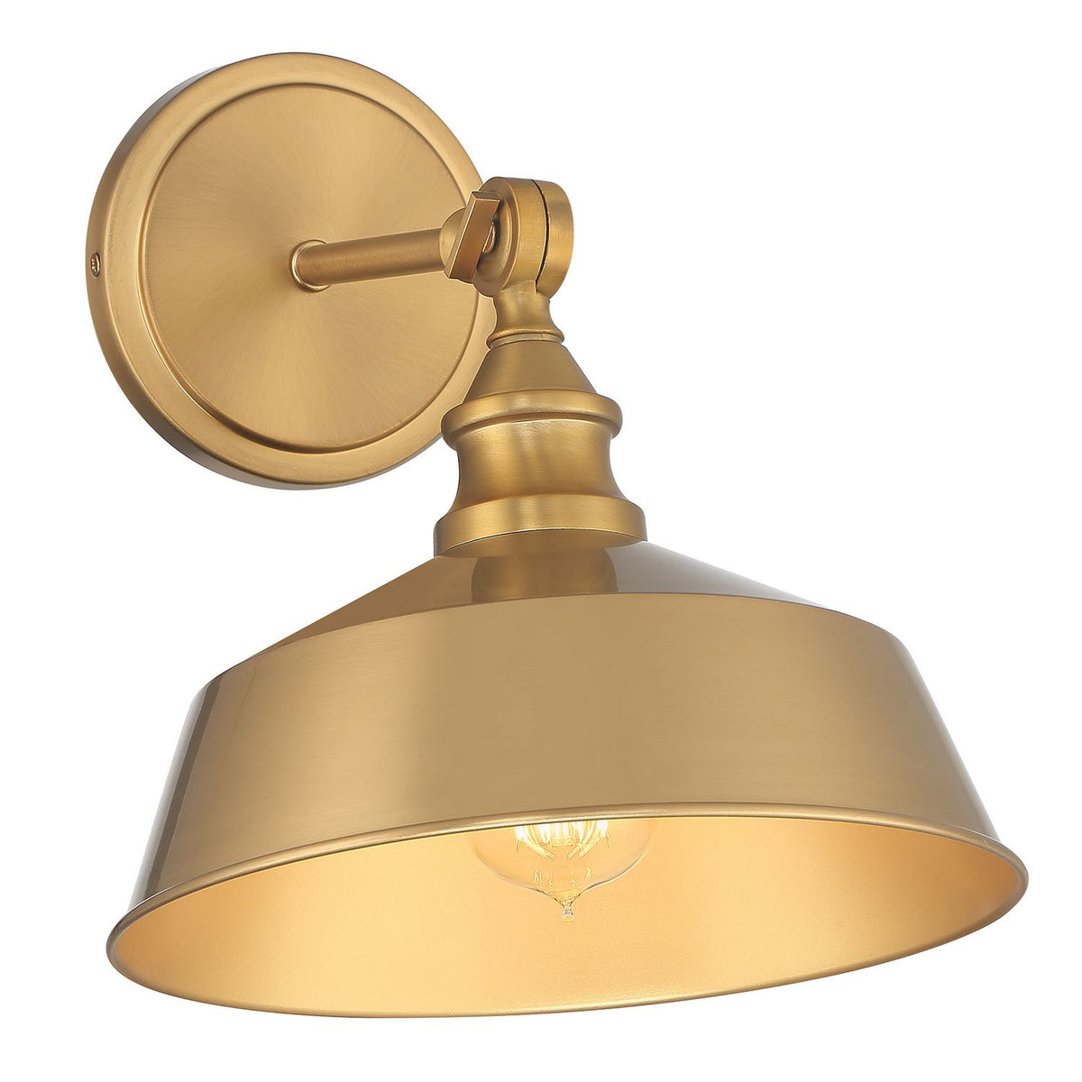 Lumière Meridian M90090NB Une seule Murale en laiton naturel