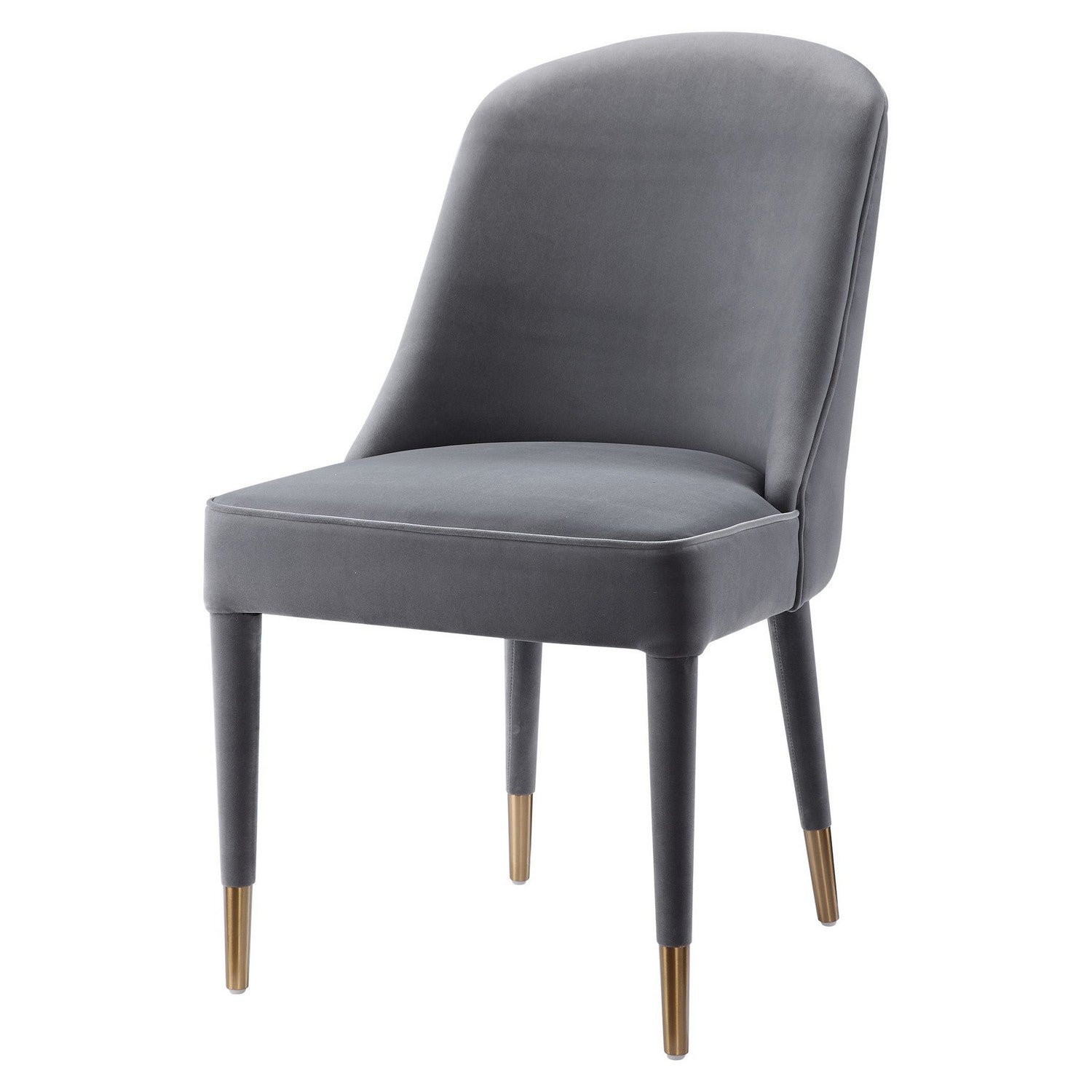 Uttermost - 23555-2 - Chaises, lot de 2 - Brie - Laiton brossé