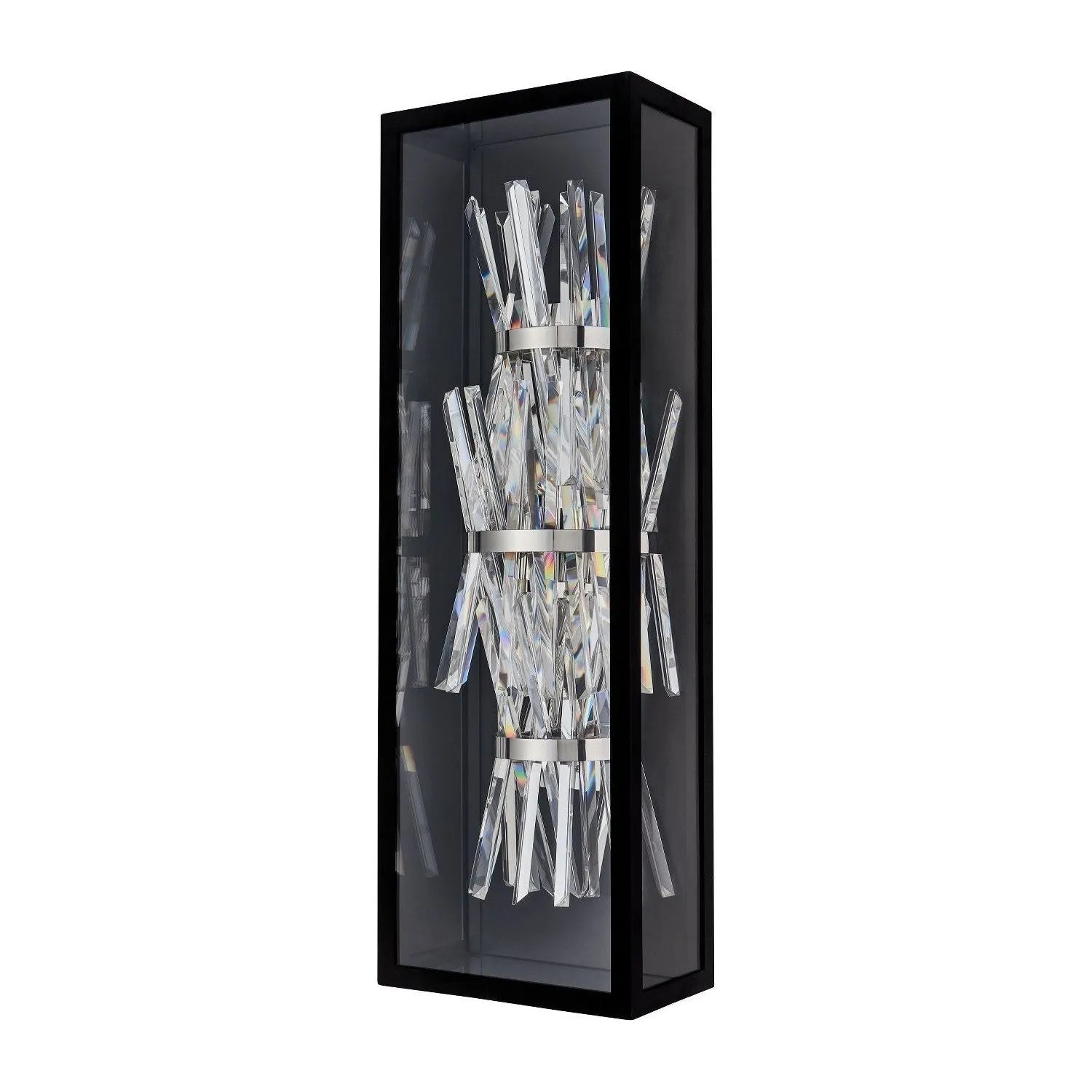 Allegri - 090222-052-FR001 - LED Outdoor Wall Sconce - Glacier Esterno - Matte Black