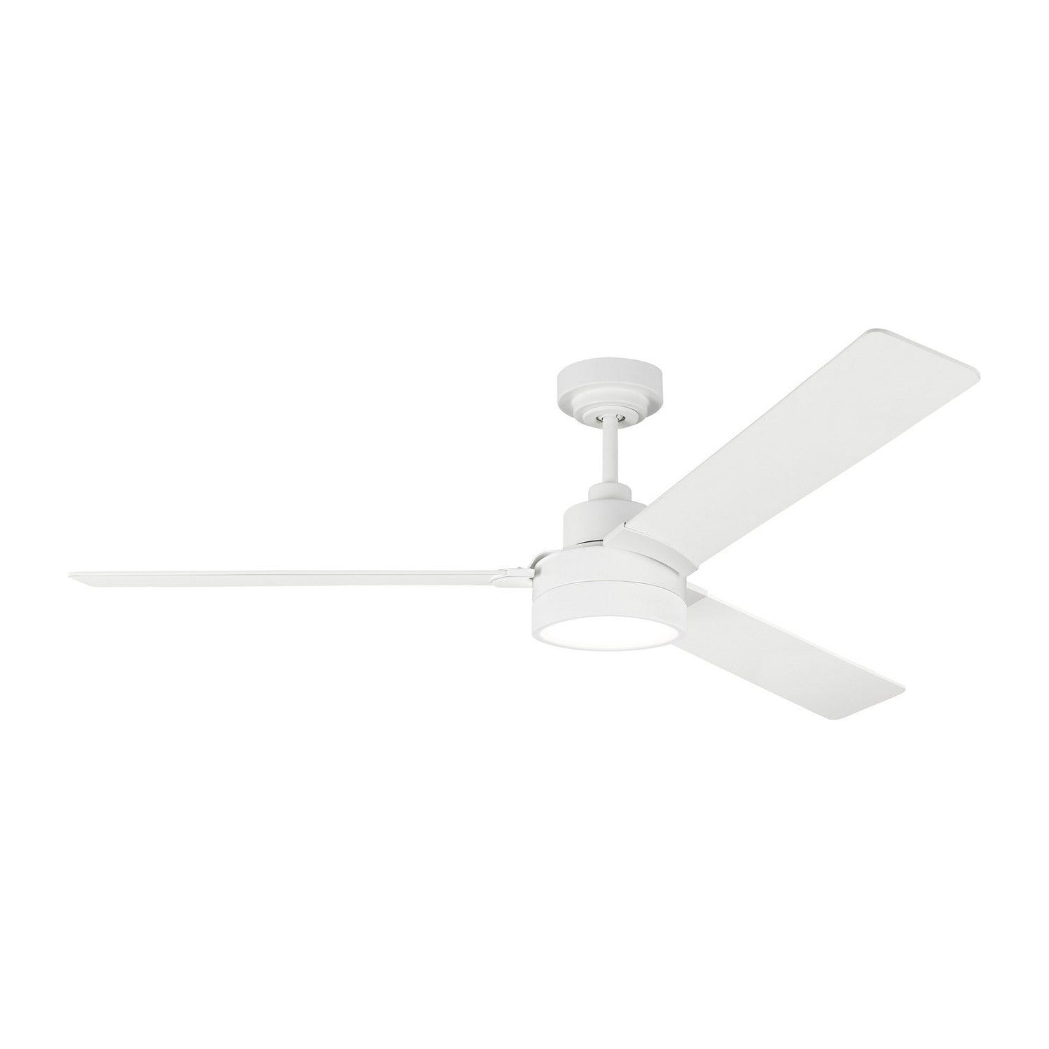 Éclairage Generation Lighting Canada - 3JVR58RZW - Plafonnier de 58 po Ventilateur - Jovie - Blanc mat