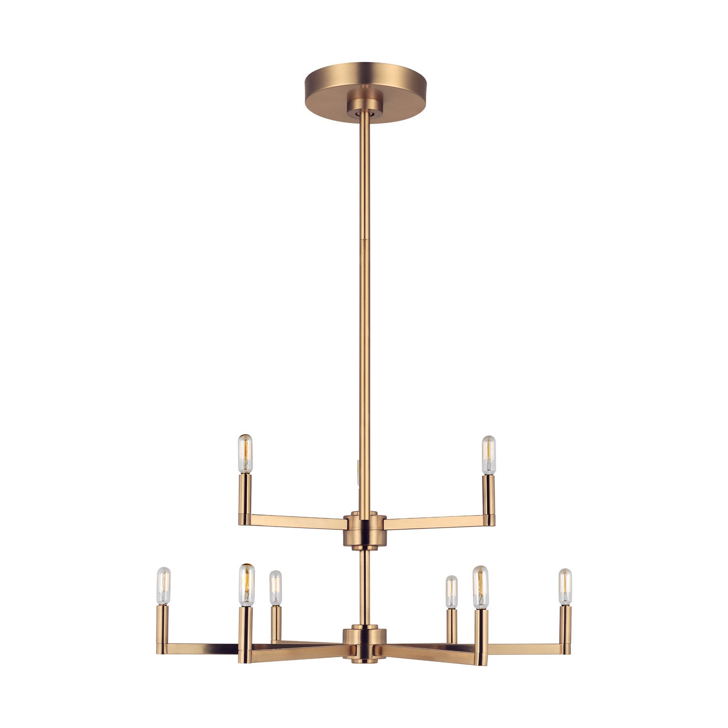 Visual Comfort Studio Canada - 3164209-848 - Nine Light Chandelier - Fullton - Satin Brass