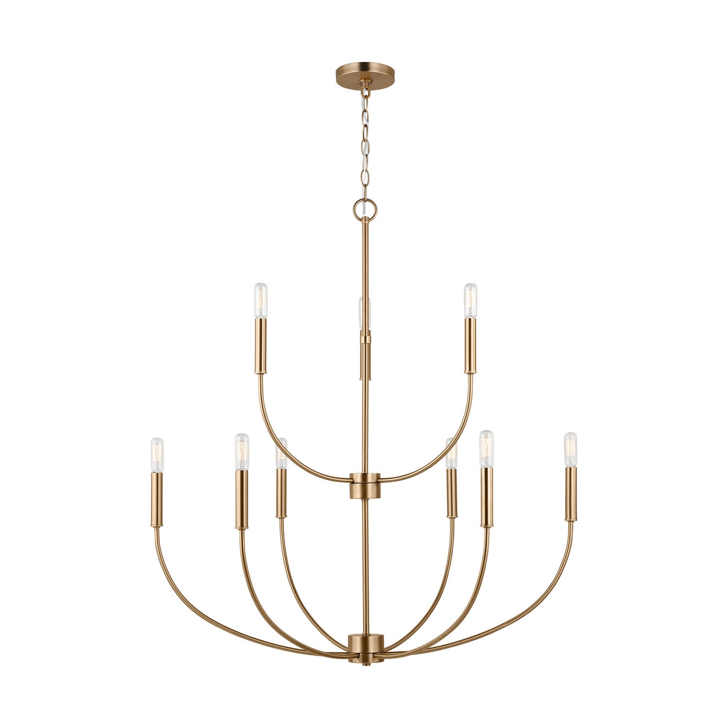 Visual Comfort Studio Canada - 3167109EN-848 - LED Chandelier - Greenwich - Satin Brass