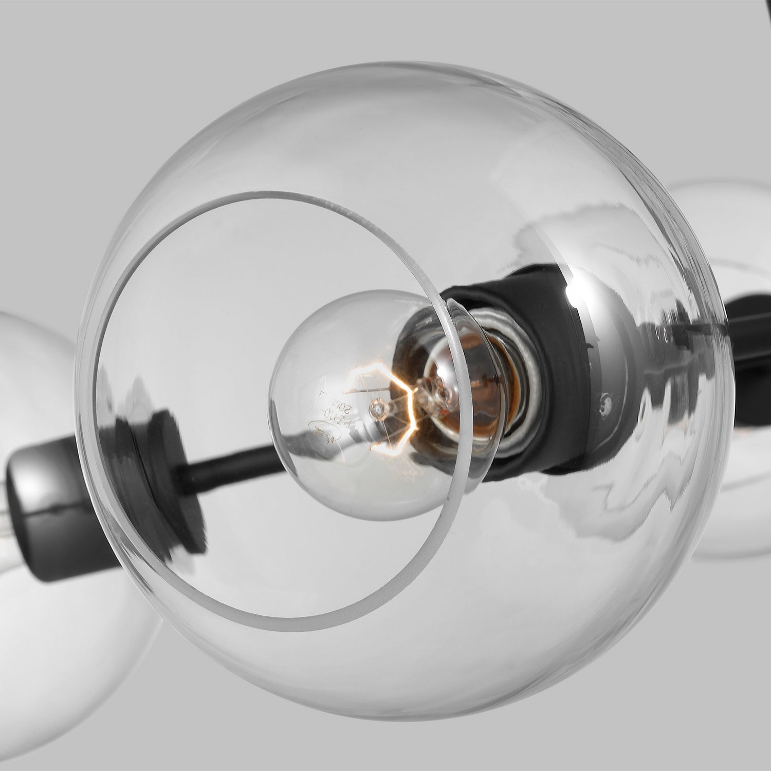 Visual Comfort Studio Canada - 3255705-112 - Five Light Chandelier - Codyn - Midnight Black