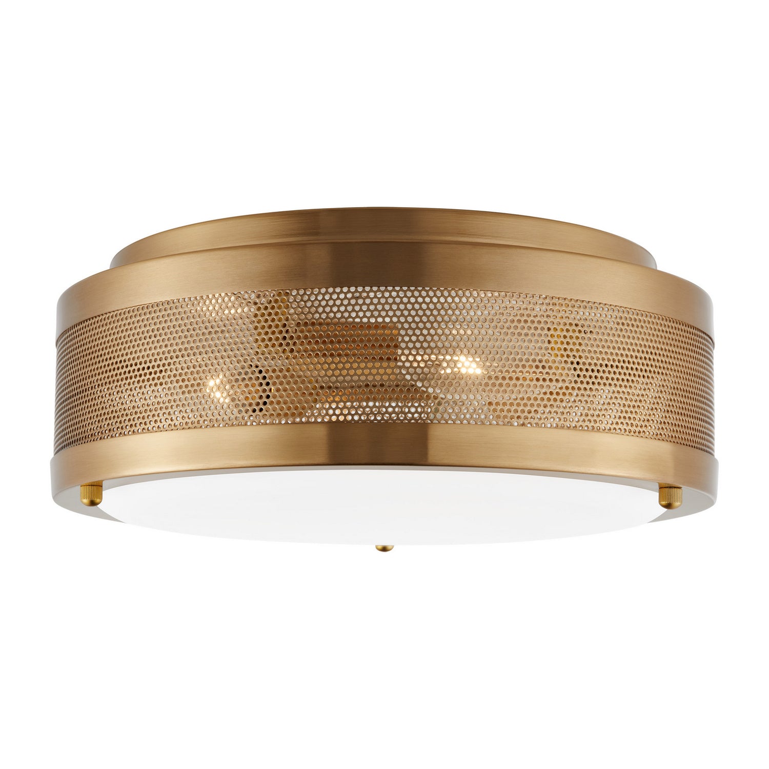 Visual Comfort Studio Canada - 7532003-848 - Three Light Flush Mount - Vander - Satin Brass