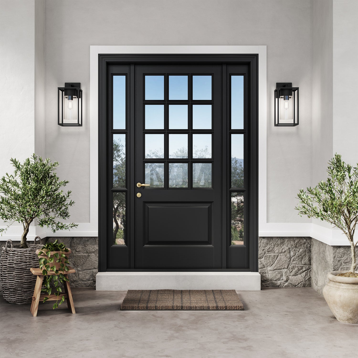 Visual Comfort Studio Canada - 8831101-12 - One Light Outdoor Wall Lantern - Vado - Black