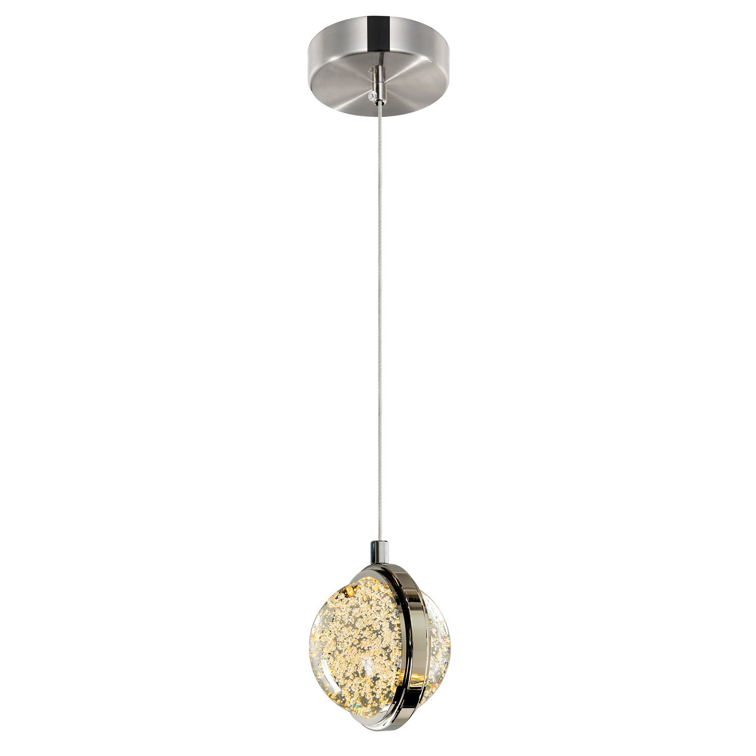 CWI Lighting Canada - 1673P4-1-613 - Mini LED Suspension - Salvador - Nickel poli