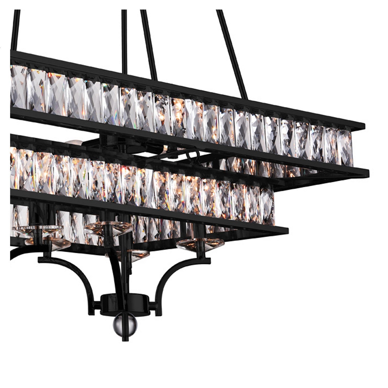 CWI Lighting Canada - 9972P47-20-101 - 20 Light Island Chandelier - Shalia - Black