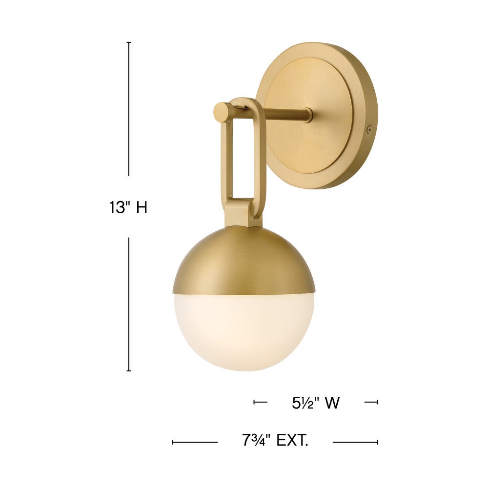 Meuble-lavabo Bowie 54560LCB de Hinkley Lighting en laiton laqué