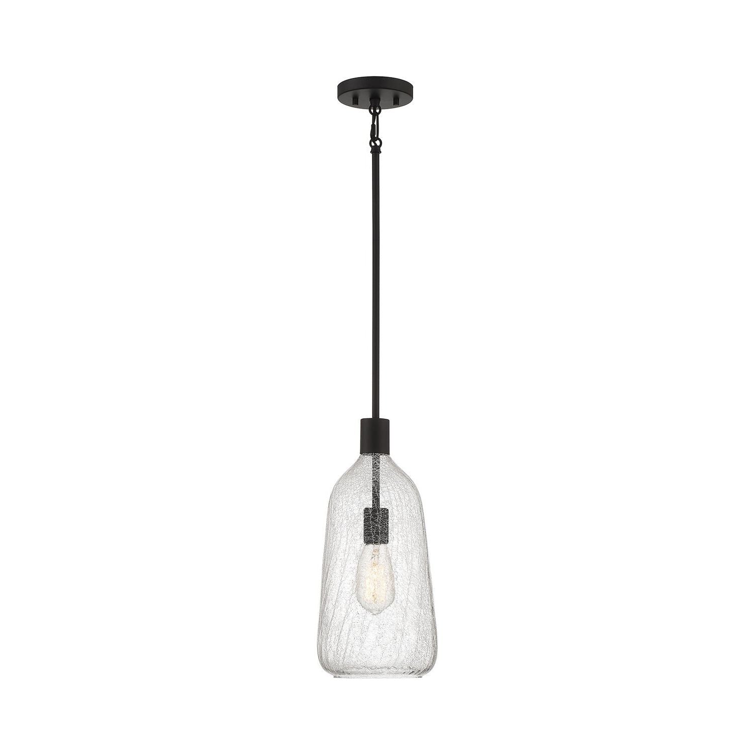 Lighting One E - V6-L7-4801-1-89 - One Light Pendant - Adair - Matte Black