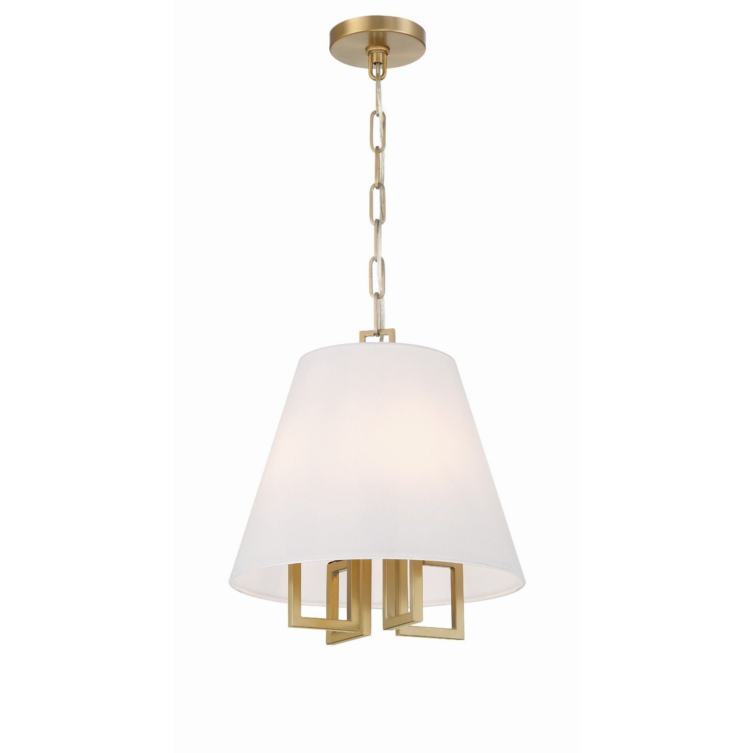 Crystorama - 2254-VG - Four Light Mini Chandelier - Westwood - Vibrant Gold
