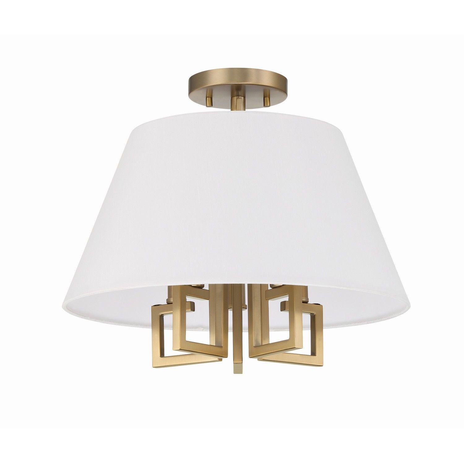 Crystorama - 2255-VG_PLAFOND - Semi-luminaire à cinq lumières Plafonnier - Westwood - Or éclatant